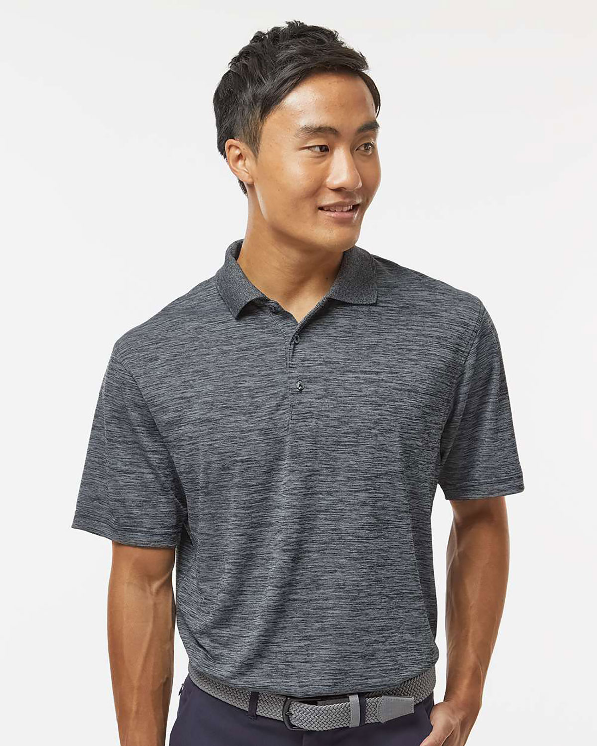 Paragon 130 Men's Dakota Striated Heather Polo