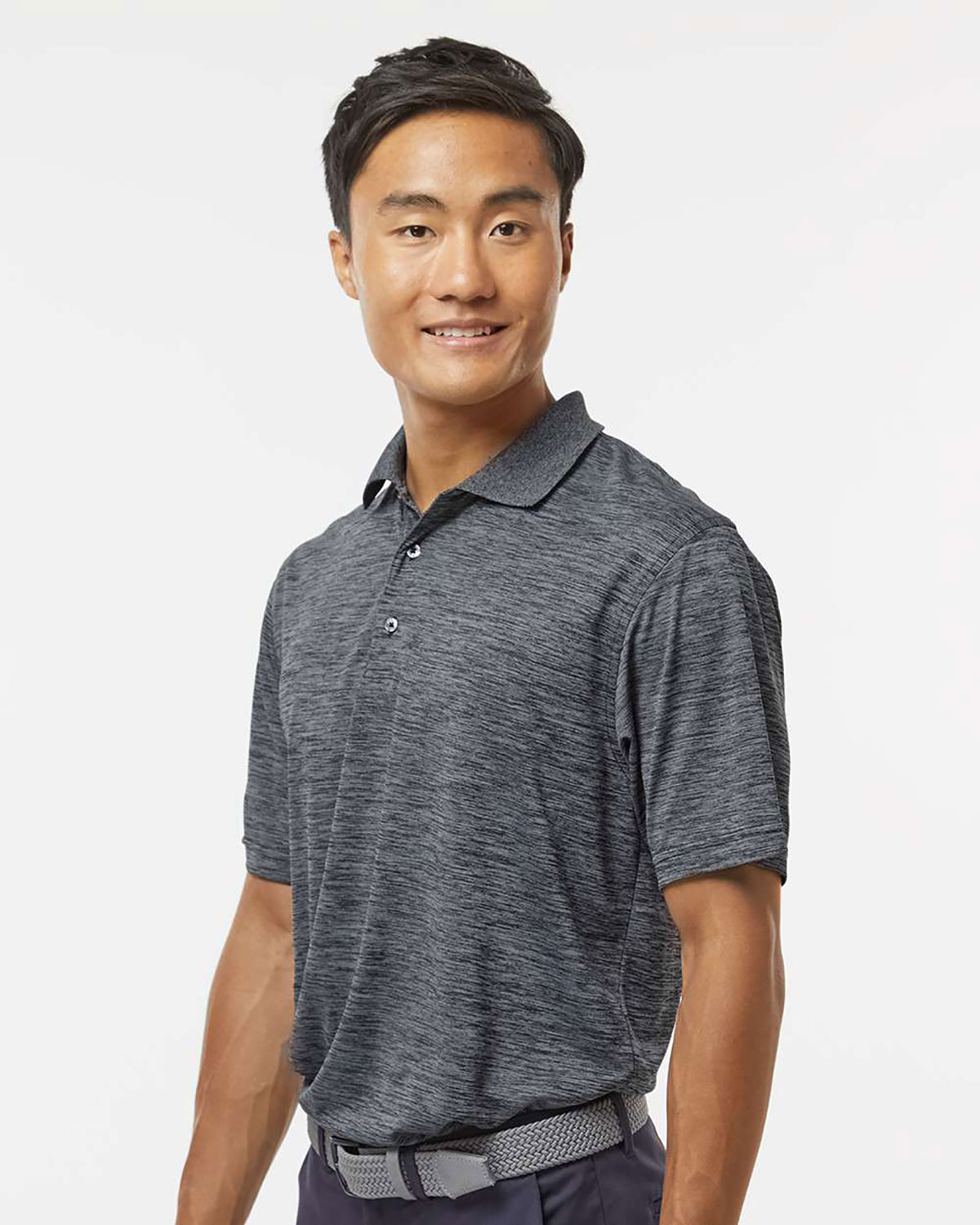 Paragon 130 Men's Dakota Striated Heather Polo view 3