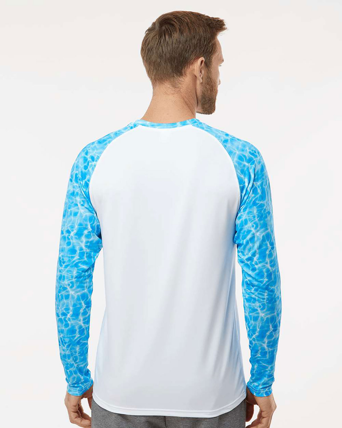 Paragon 231 Men's Panama Colorblocked Long Sleeve T-Shirt view 2
