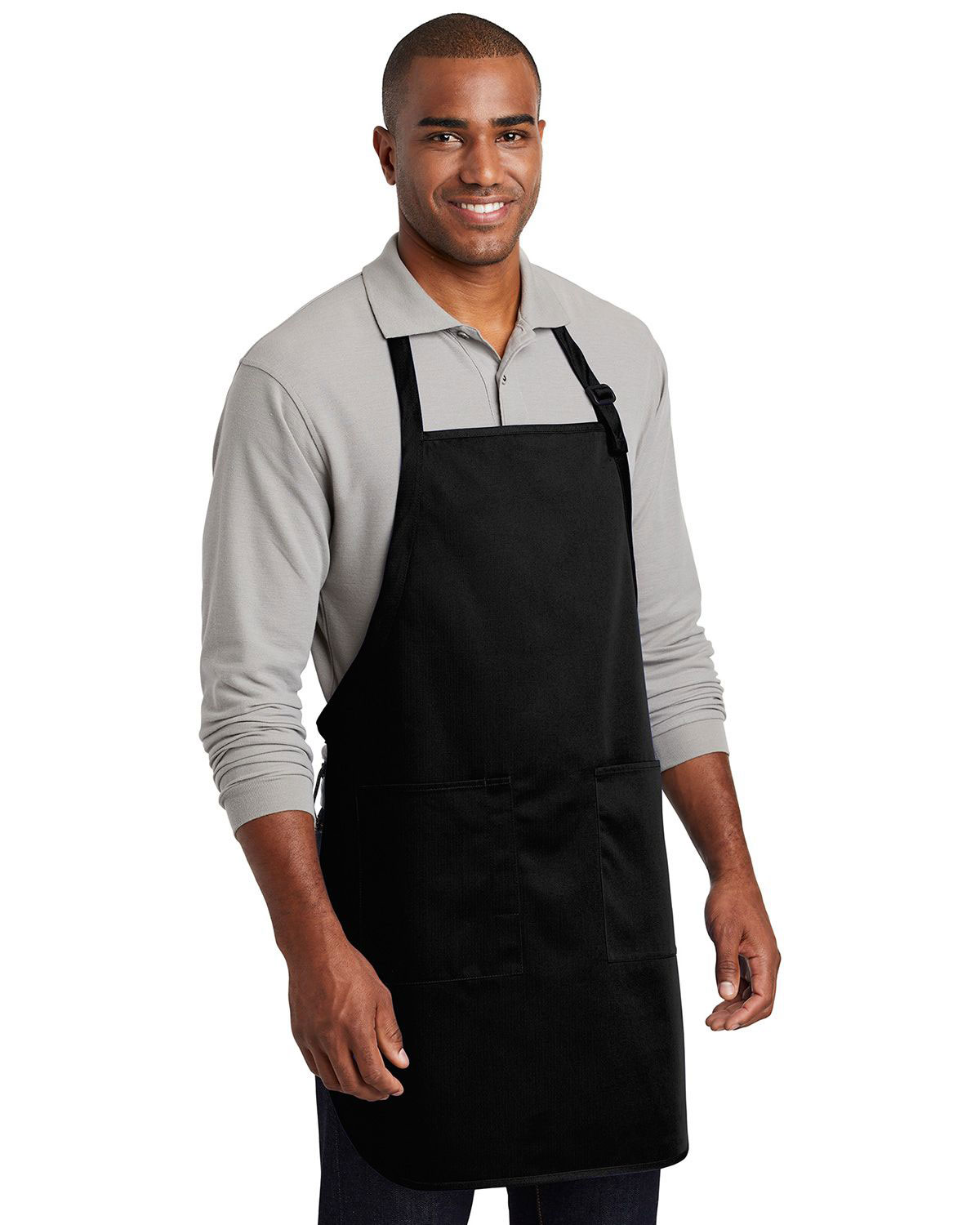 Port Authority A600 Full-Length Two-Pocket Bib Apron view 2