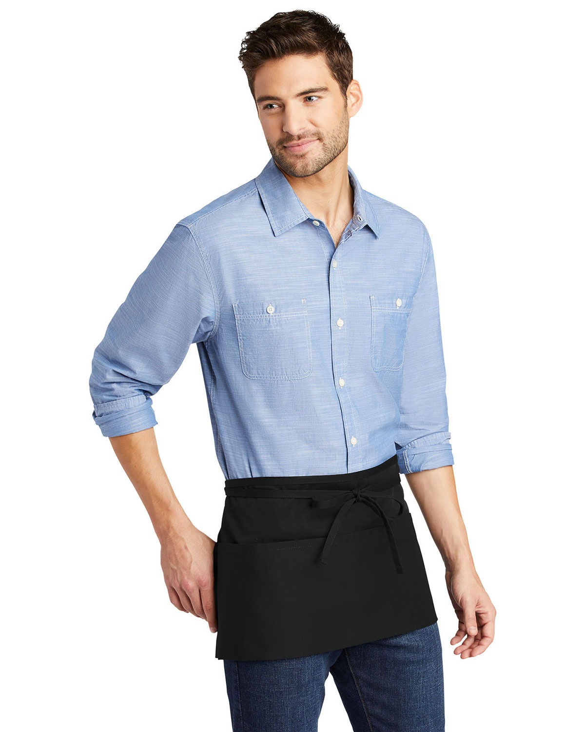 Port Authority A702 Easy Care Waist Apron with Stain Release view 3