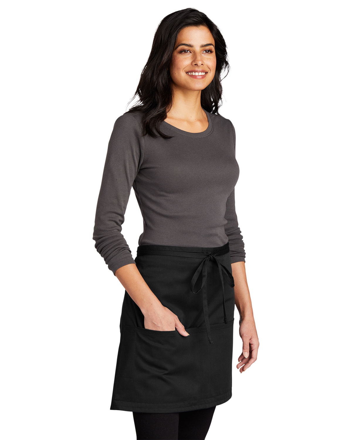Port Authority A706 Easy Care Half Bistro Apron with Stain Release view 2