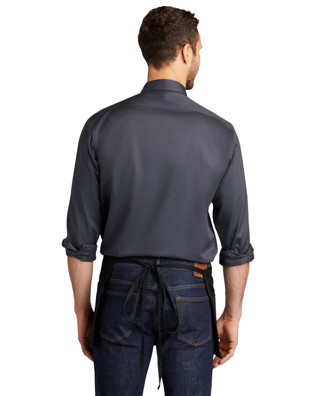 Port Authority A707 Easy Care Reversible Waist Apron with Stain Release view 2