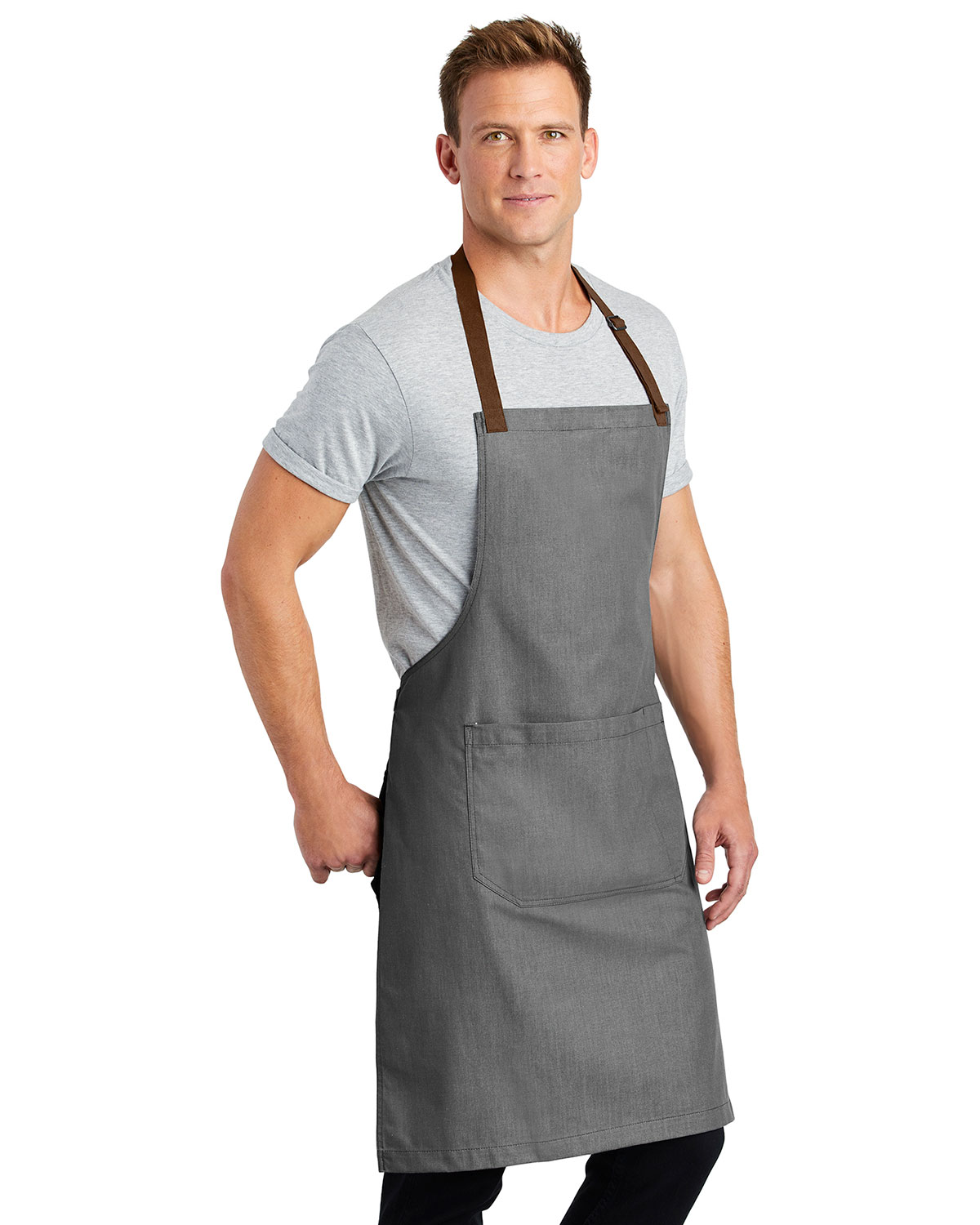 Port Authority A800 Market Full-Length Bib Apron view 2