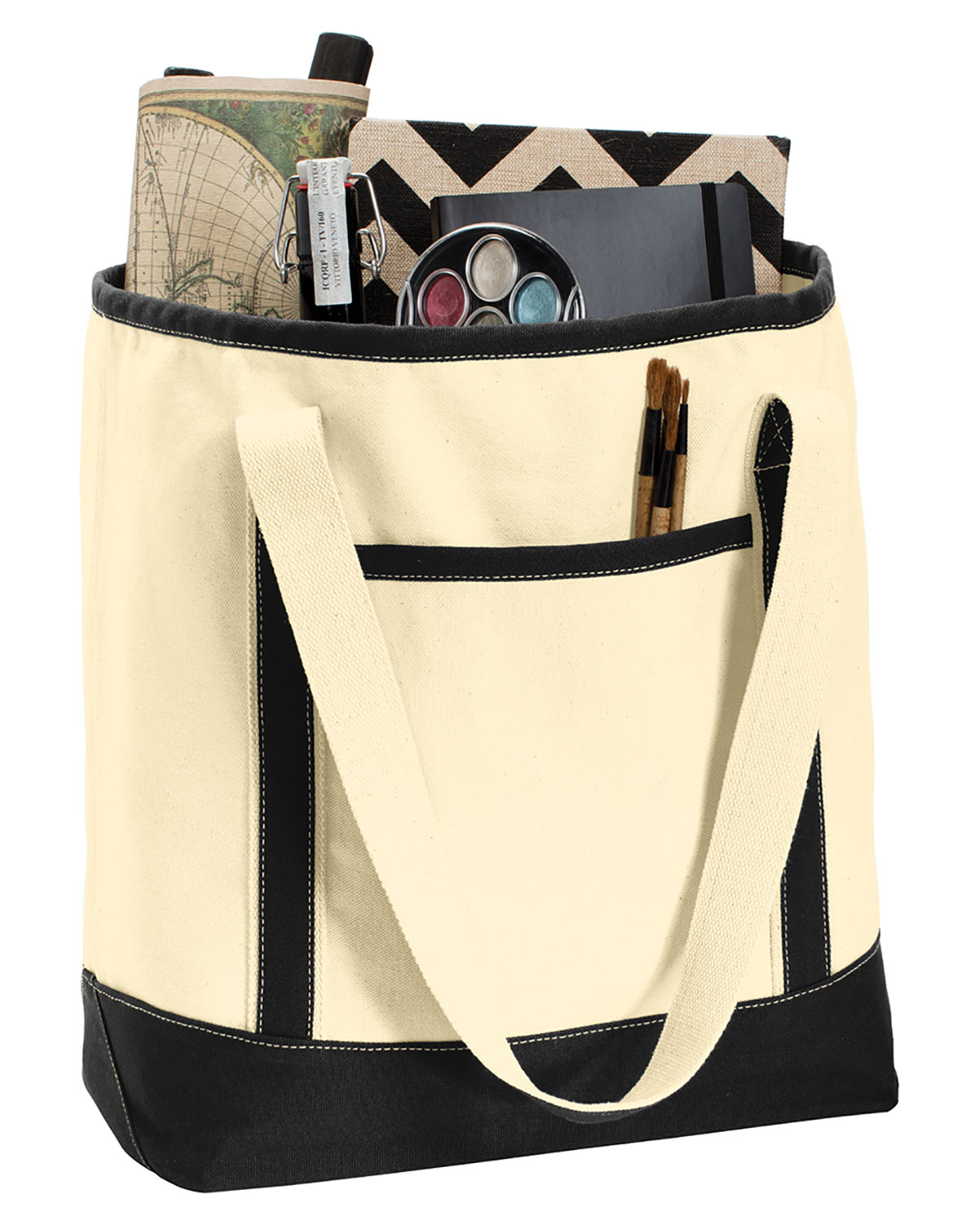 Port Authority BG413 Large Cotton Canvas Tote view 3