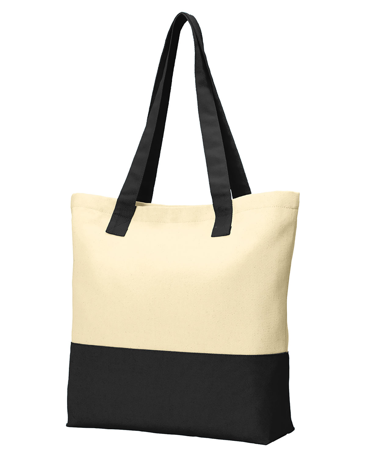 Port Authority BG414 Colorblock Cotton Tote view 2