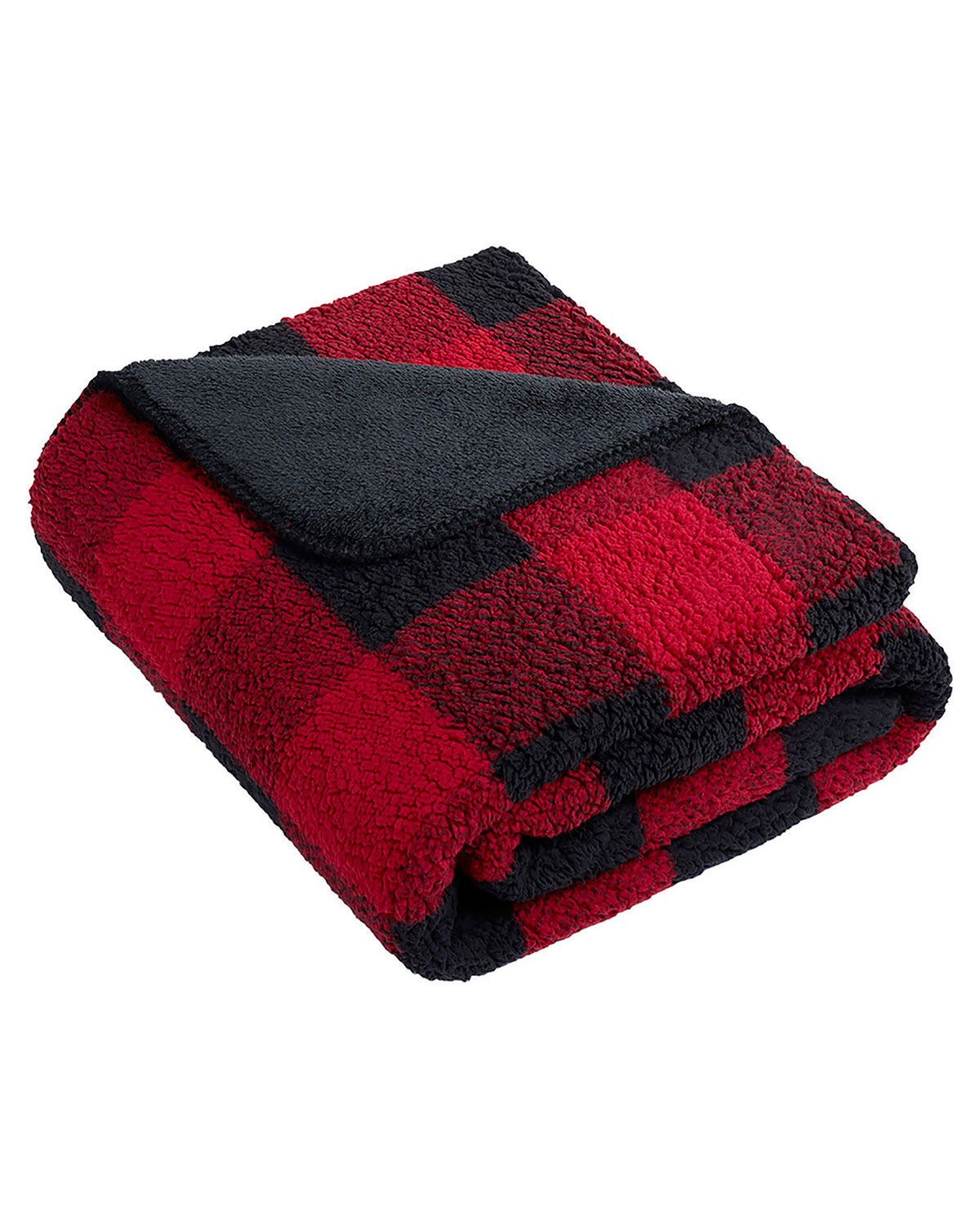 Port Authority BP48 Double-Sided Sherpa/Plush Blanket