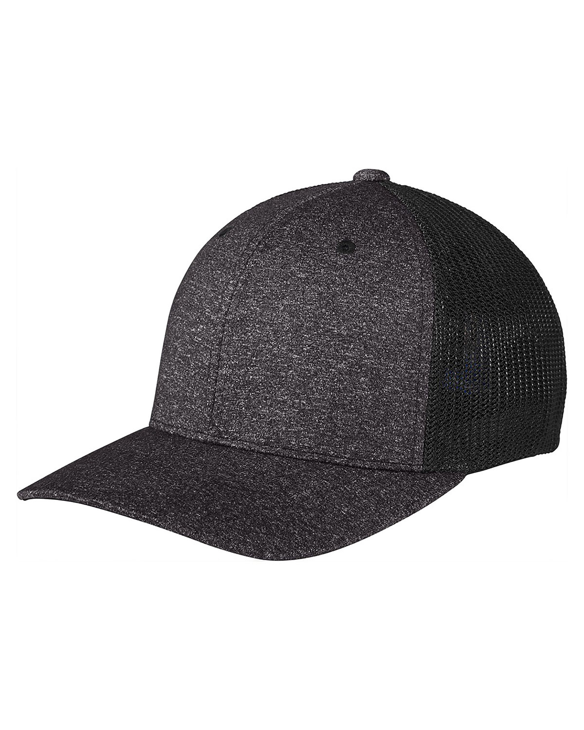 Port Authority C302 Flexfit Melange Mesh Back Trucker Cap
