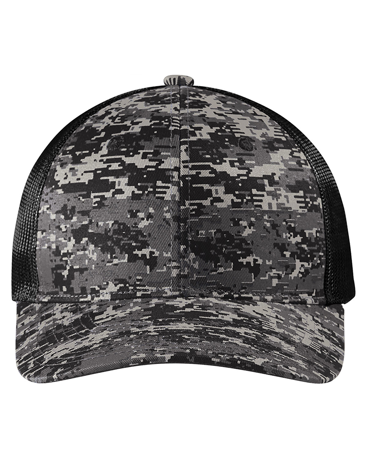 Port Authority C404 Digi Camo Snapback Trucker Cap view 3