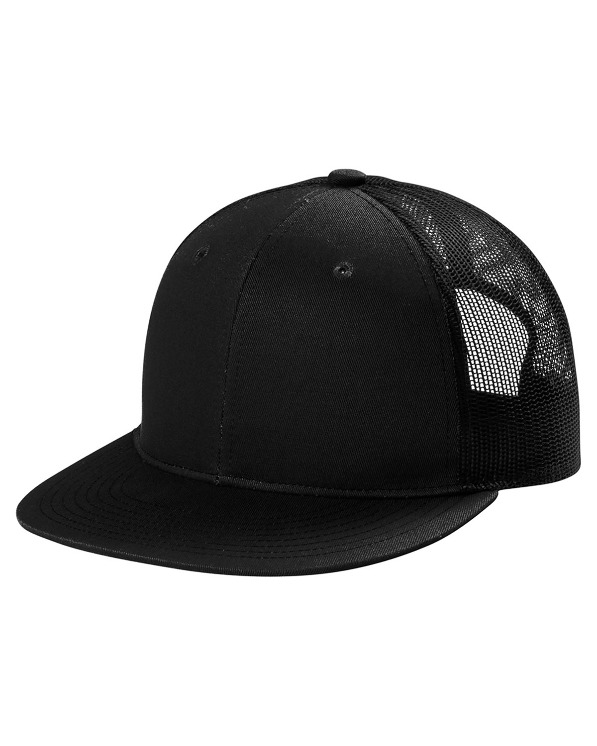 Port Authority C407 Snapback Flat Bill Trucker Cap