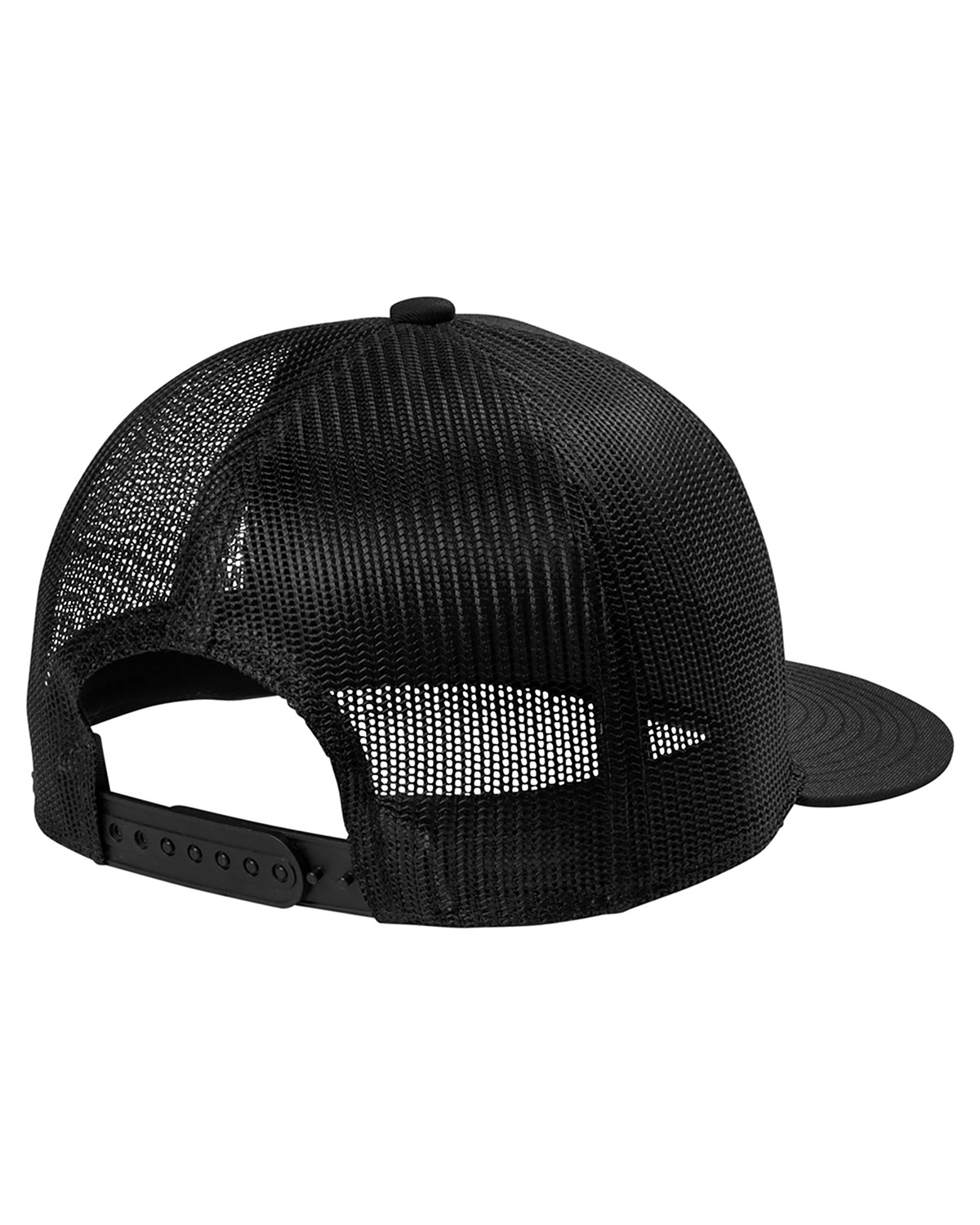 Port Authority C407 Snapback Flat Bill Trucker Cap view 2