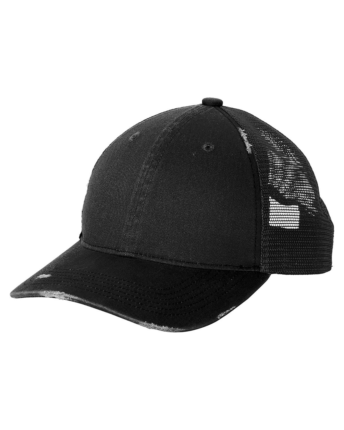 Port Authority C600 Distressed Mesh Back Cap