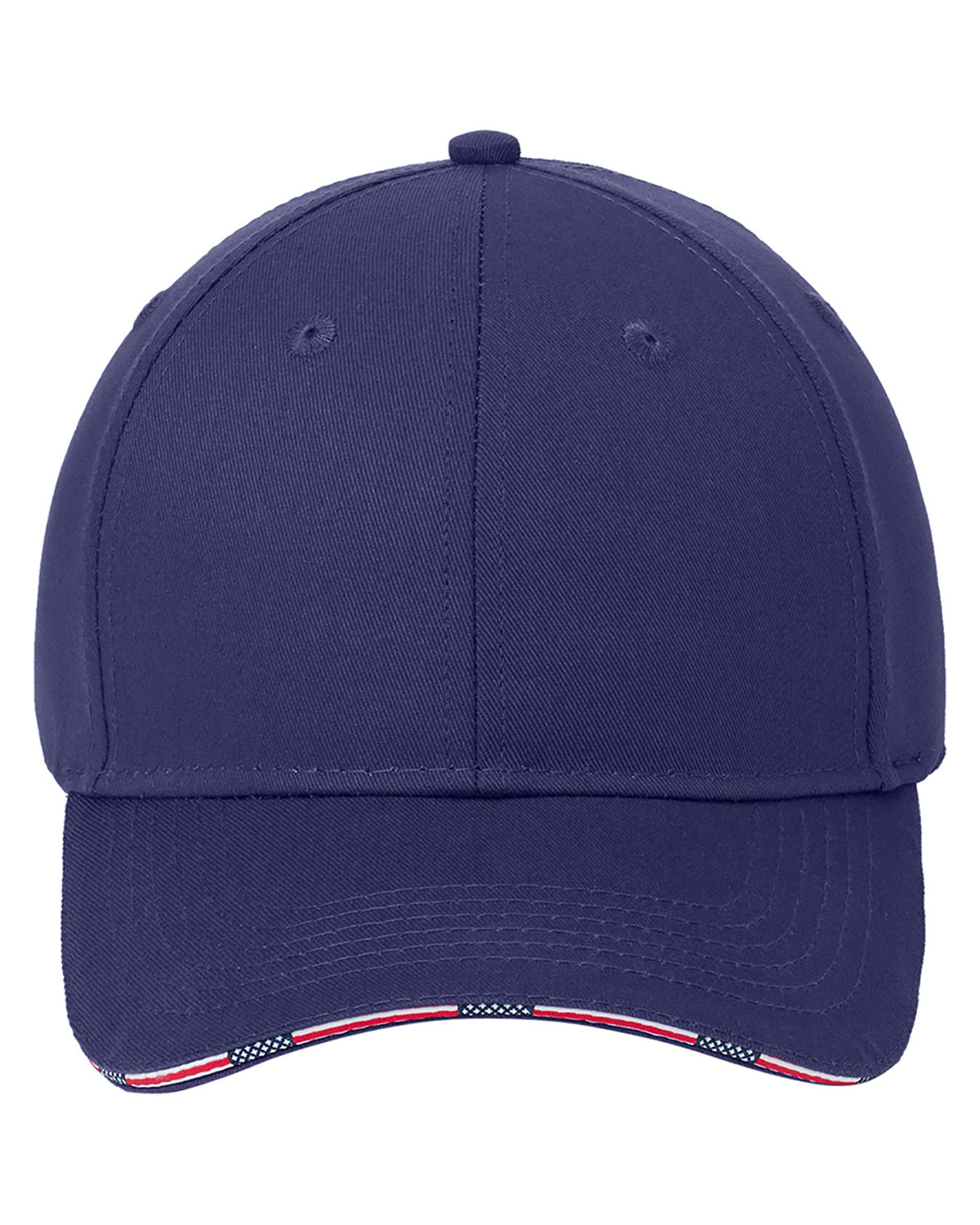 Port Authority C829 Americana Flag Sandwich Cap view 3