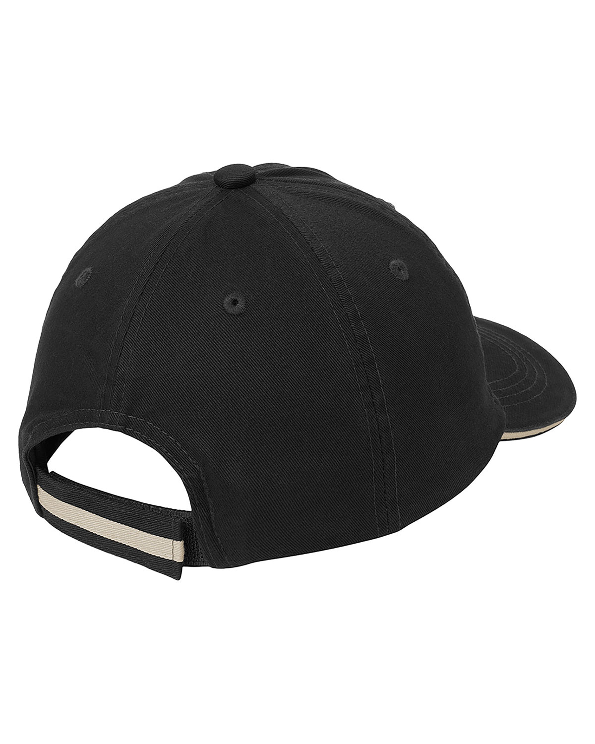 Port Authority C830 Sandwich Bill Cap with Striped Closure view 2