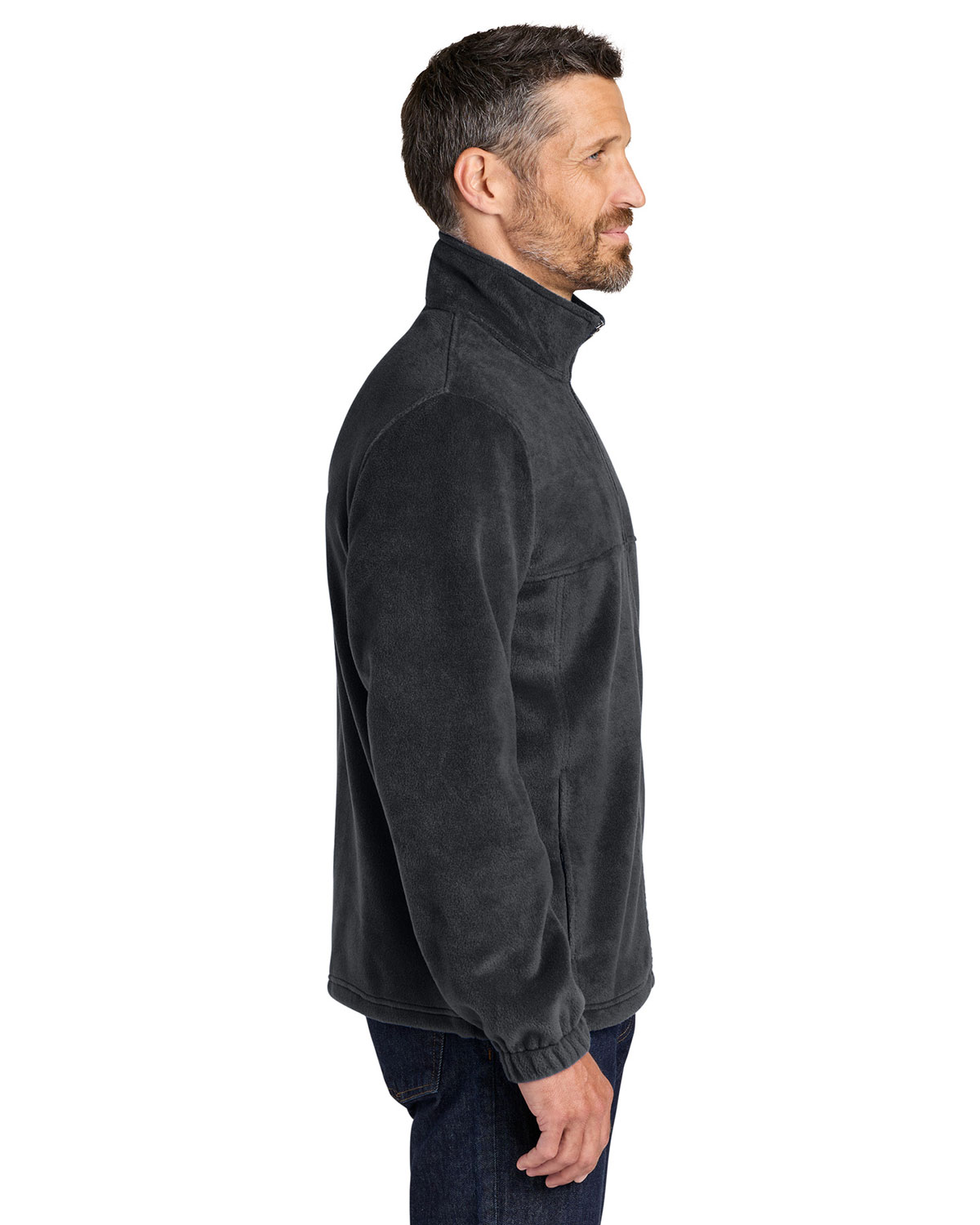 Port Authority F190 Plush Fleece Full-Zip Jacket view 3