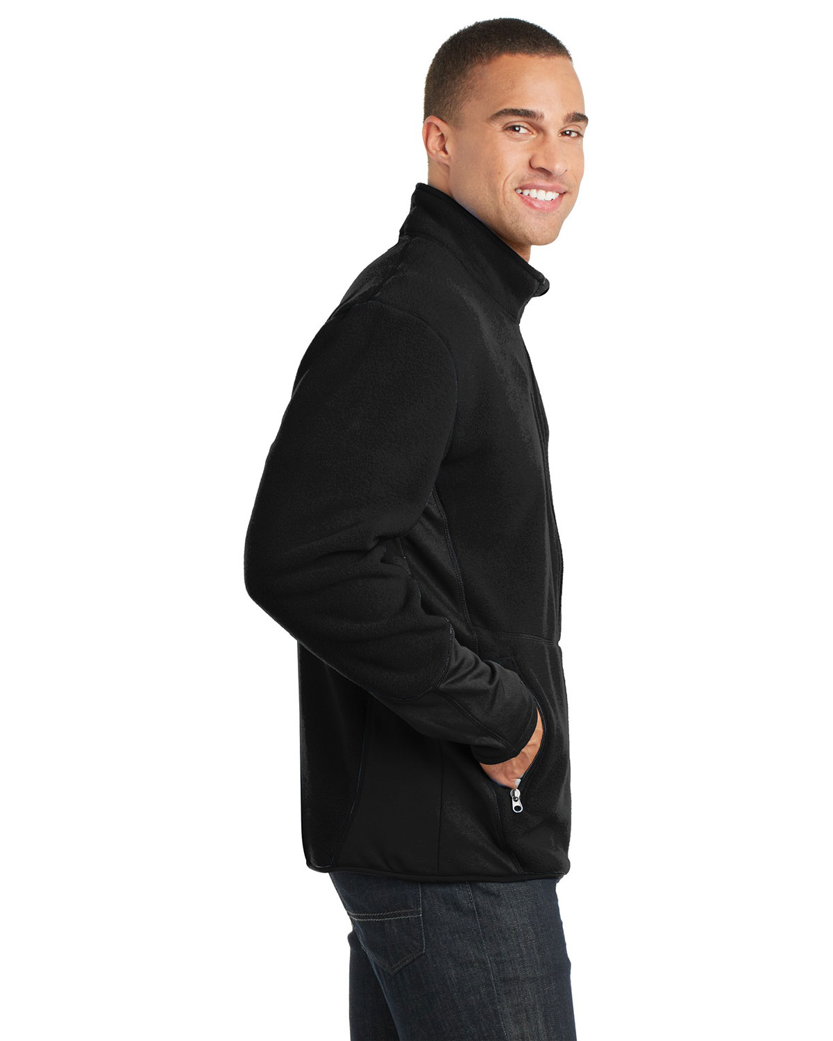 Port Authority F227 R-Tek Pro Fleece Full-Zip Jacket view 3