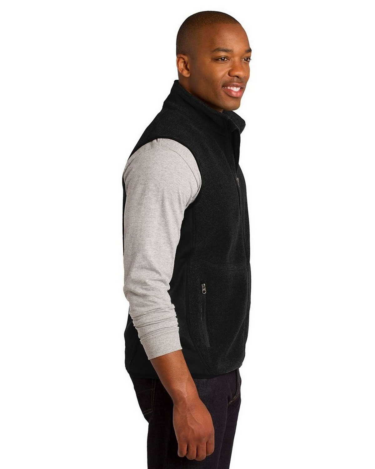 Port Authority F228 R-Tek Pro Fleece Full-Zip Vest view 3