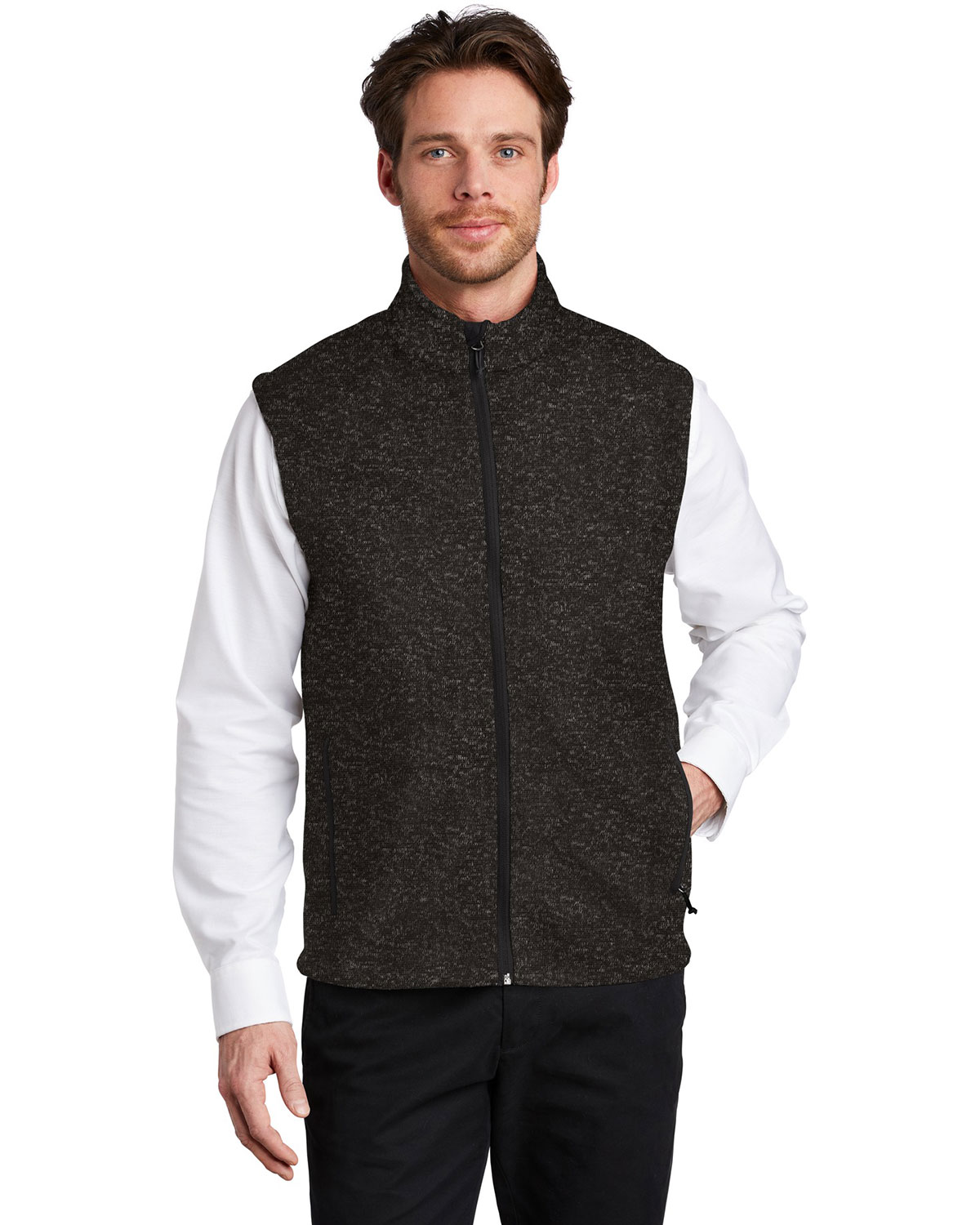 Port Authority F236 Sweater Fleece Vest