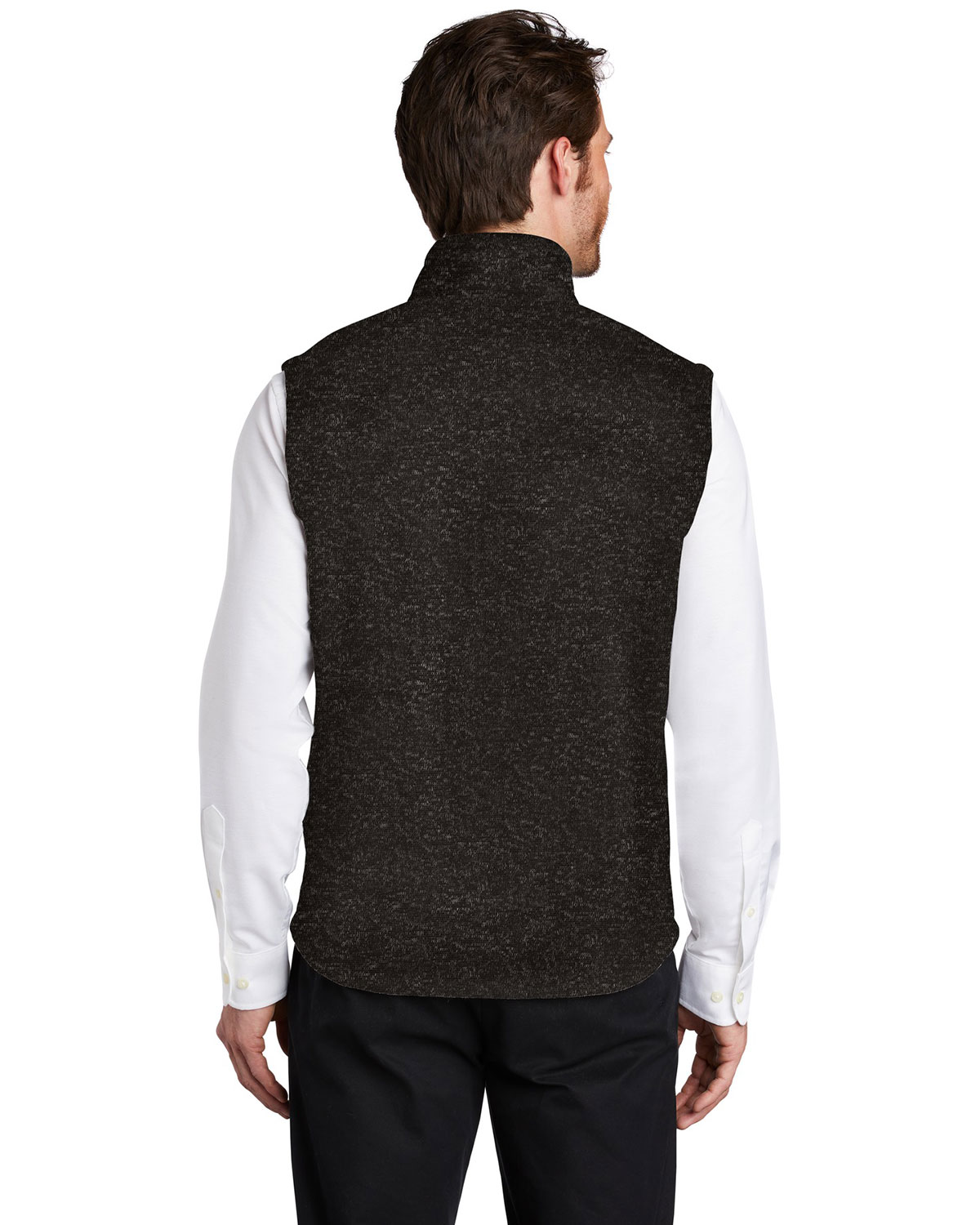 Port Authority F236 Sweater Fleece Vest view 2