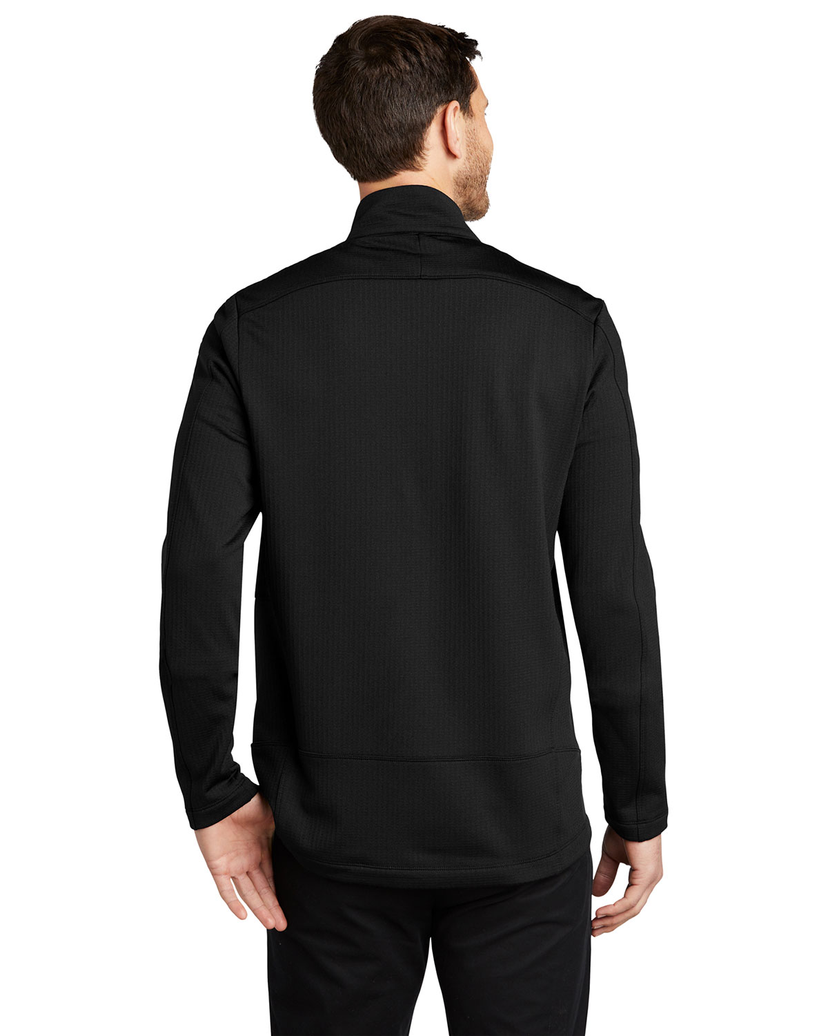 Port Authority F239 Grid Fleece Jacket view 2