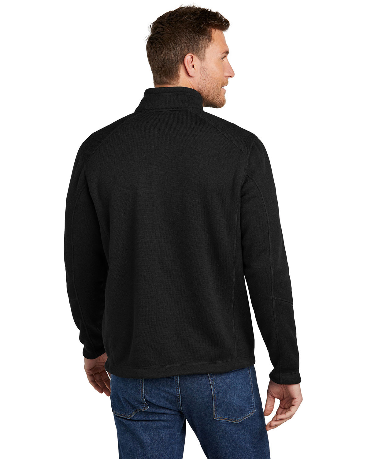 Port Authority F428 Arc Sweater Fleece Jacket view 2