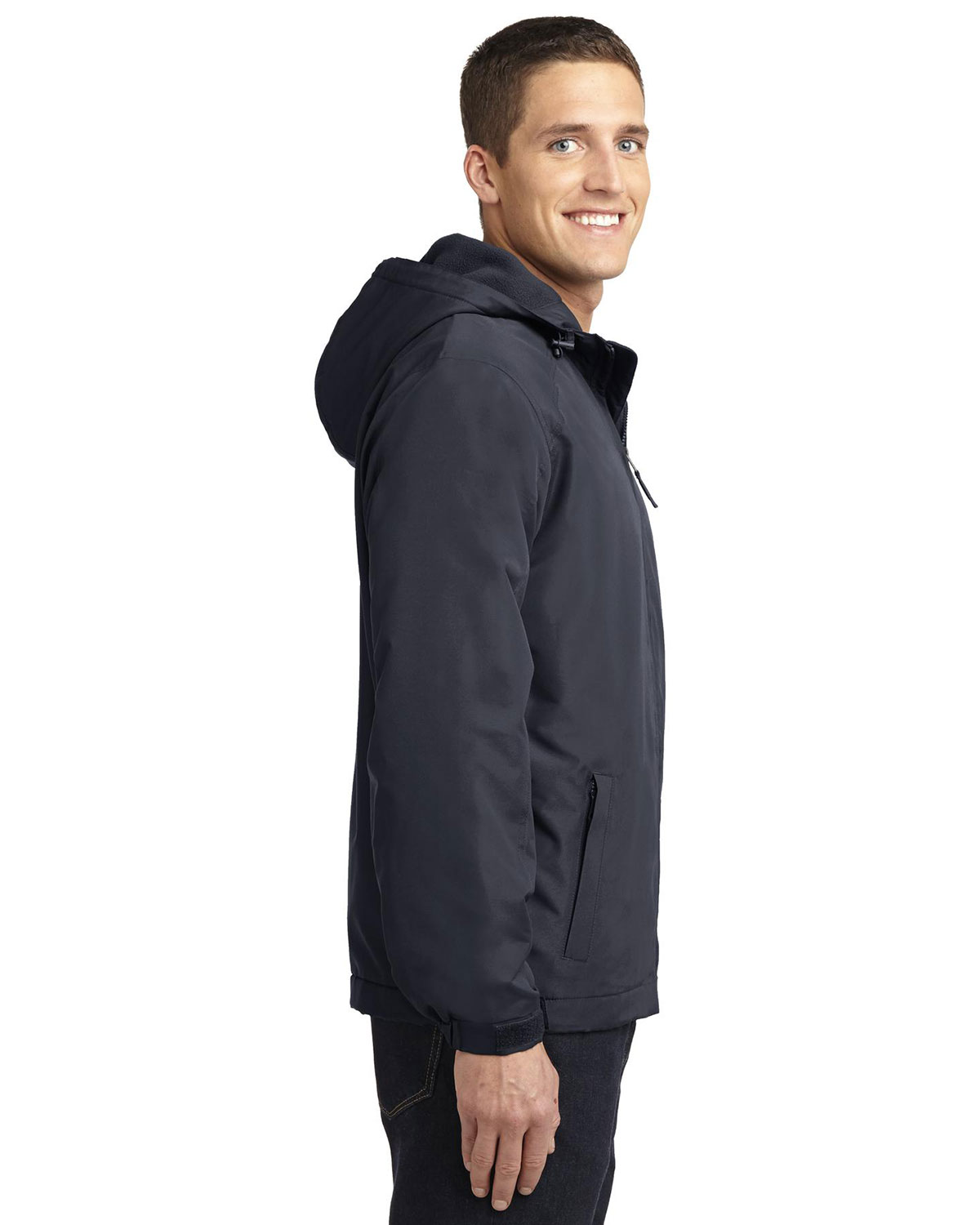 Port Authority J327 Hooded Charger Jacket view 3