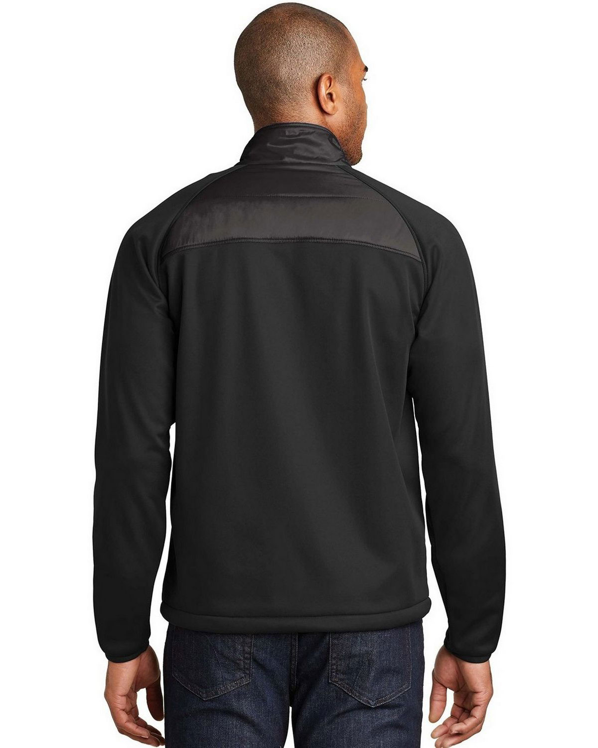 Port Authority J787 Hybrid Soft Shell Jacket view 2