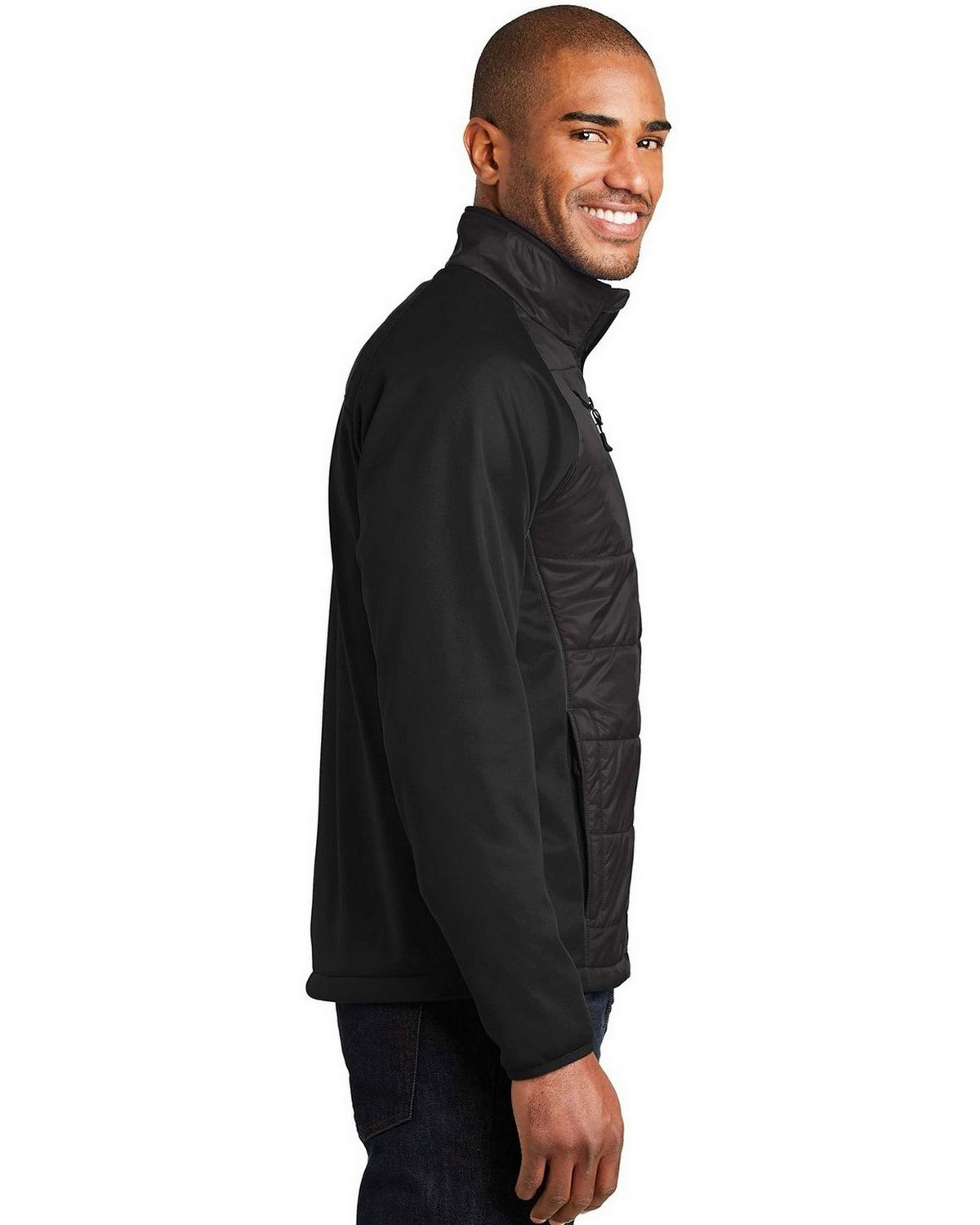 Port Authority J787 Hybrid Soft Shell Jacket view 3