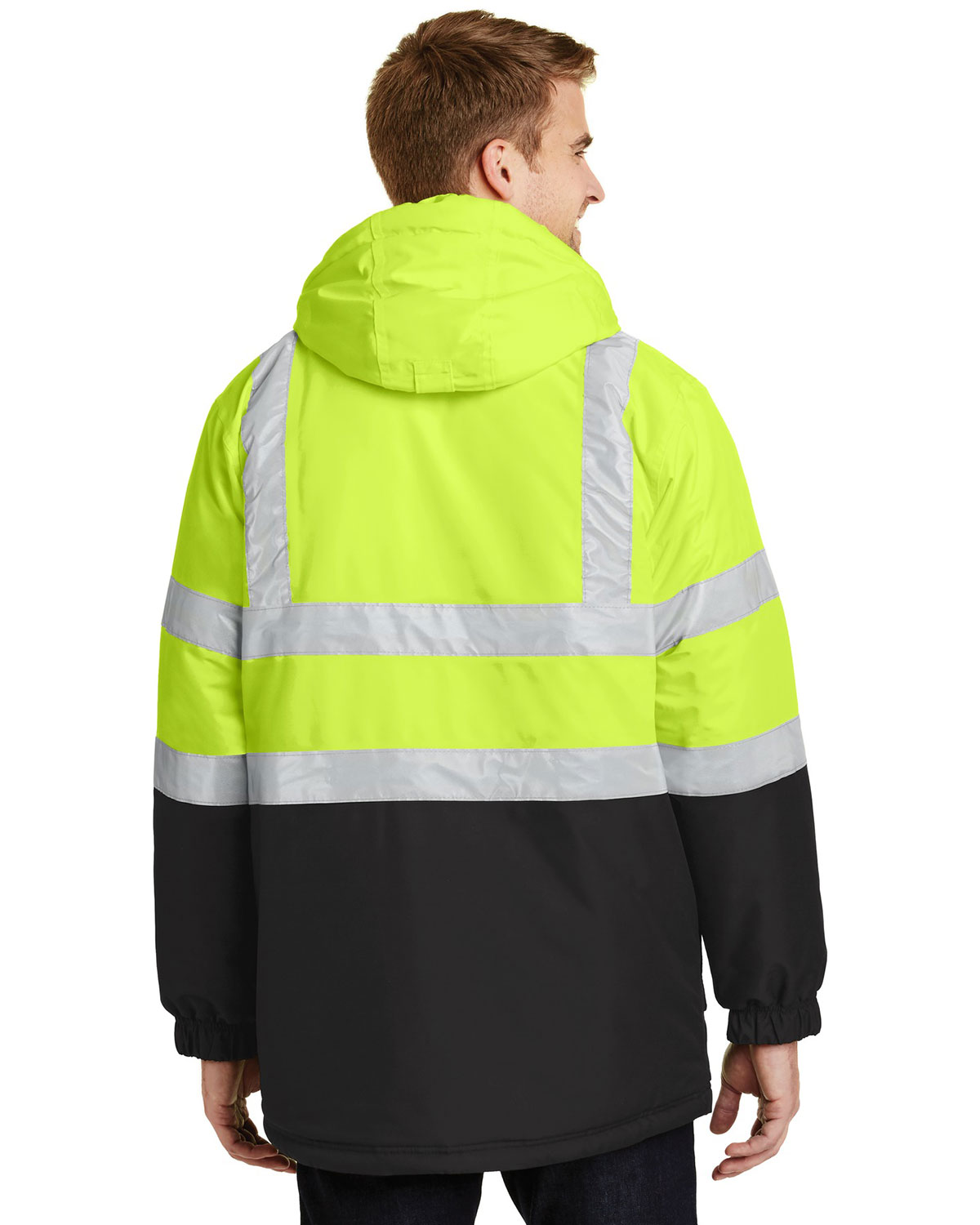Port Authority J799S ANSI 107 Class 3 Safety Heavyweight Parka view 2