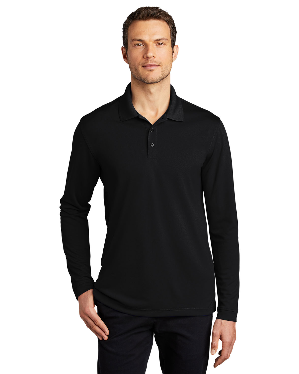 Port Authority K110LS Dry Zone UV Micro-Mesh Long Sleeve Polo