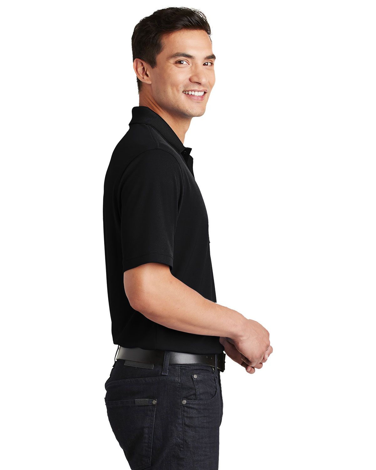Port Authority K110P Dry Zone UV Micro-Mesh Pocket Polo view 3
