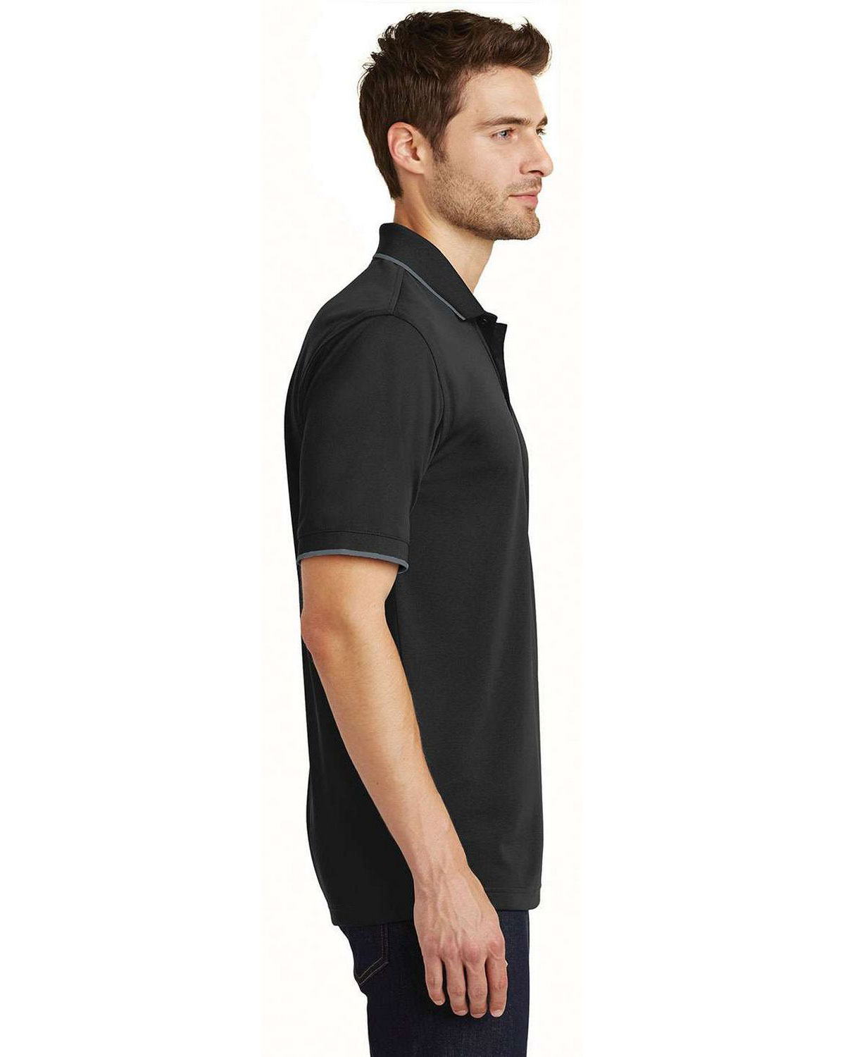Port Authority K111 Dry Zone UV Micro-Mesh Tipped Polo view 3