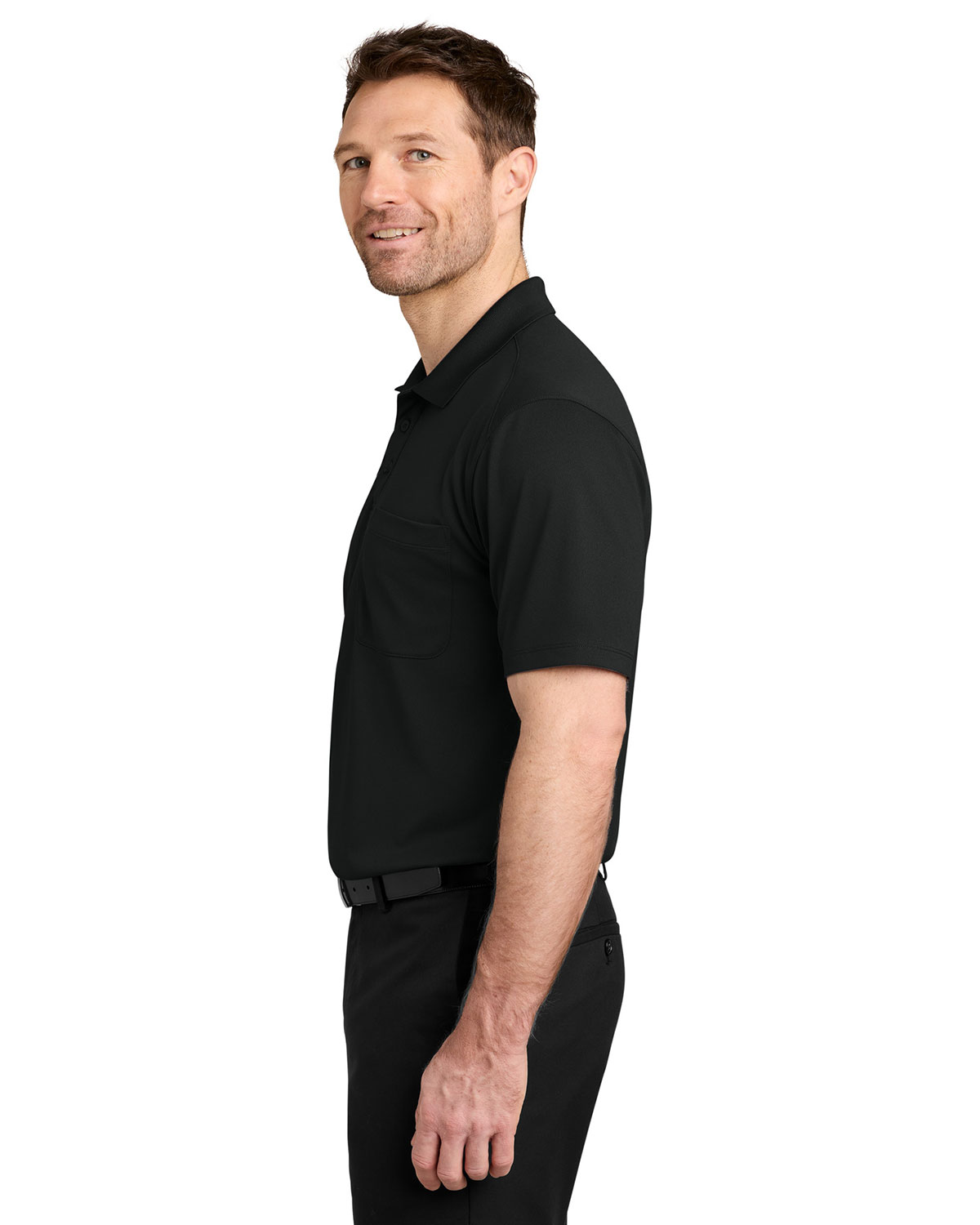 Port Authority K240P Wearever Performance Pique Pocket Polo view 3