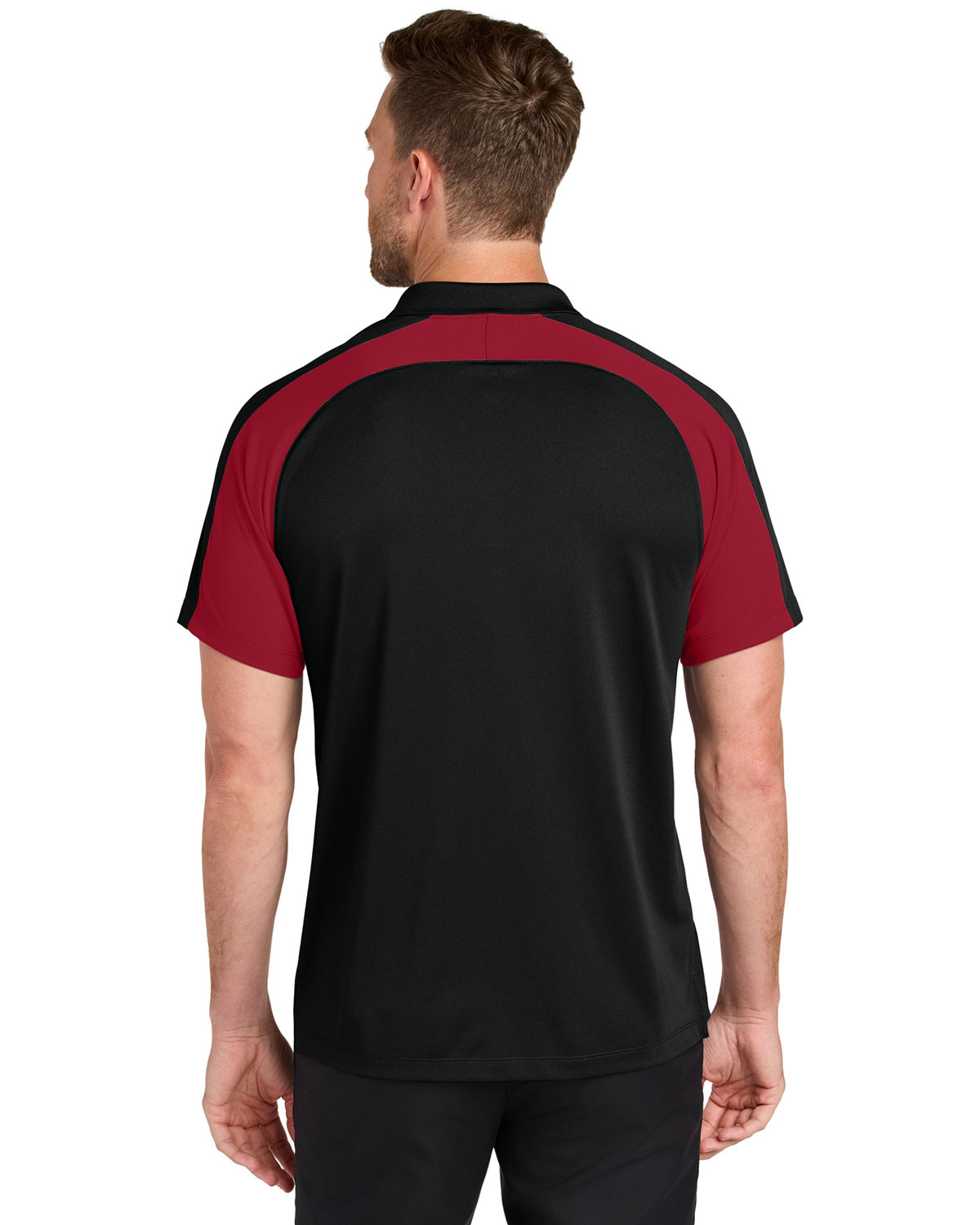 Port Authority K247 Wearever Performance Pique Colorblock Polo view 2