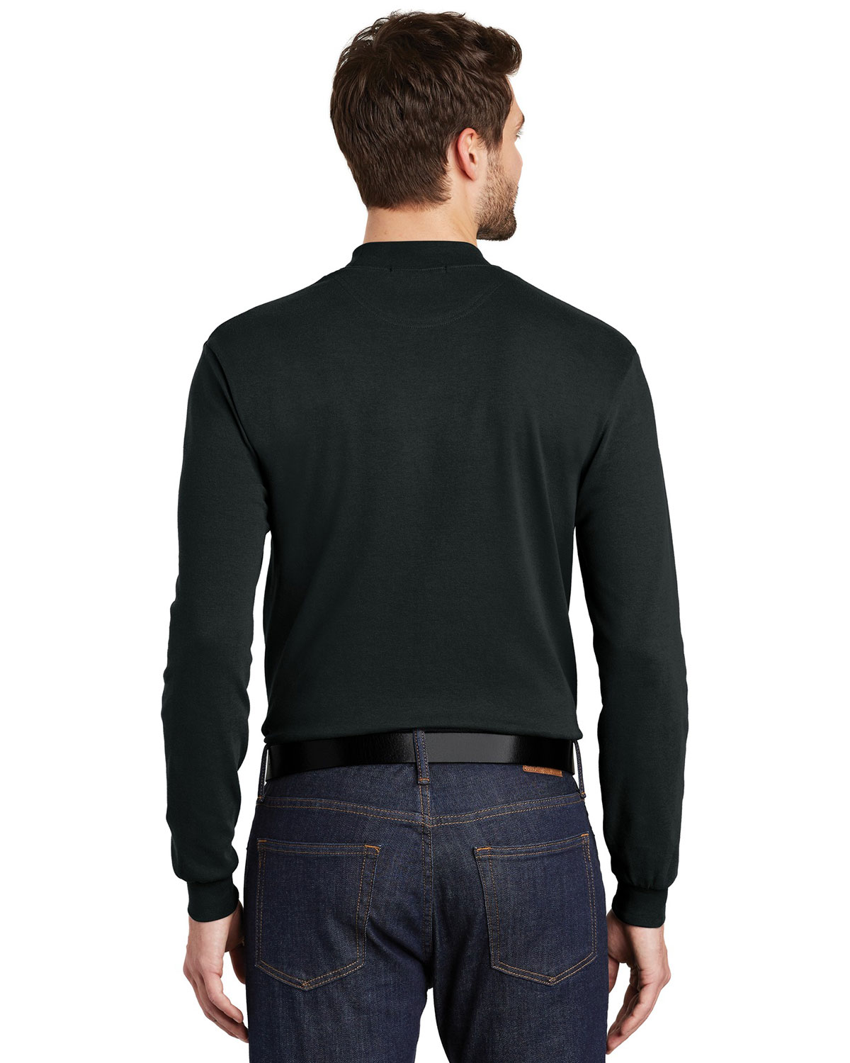 Port Authority K321 Interlock Knit Mock Turtleneck view 2