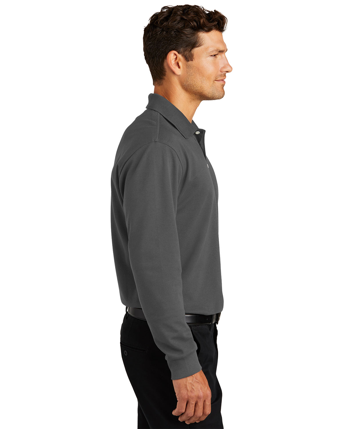Port Authority K455LS Rapid Dry Long Sleeve Polo view 3