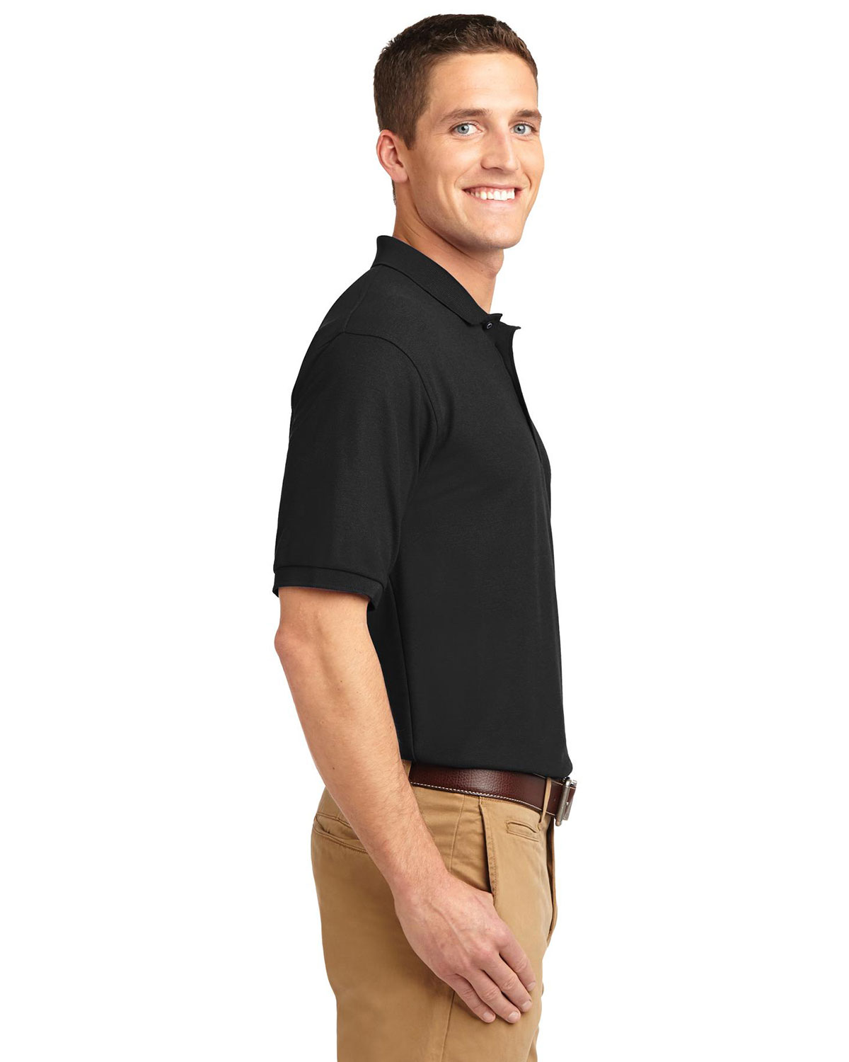 Port Authority K500ES Extended Size Silk Touch Polo view 3