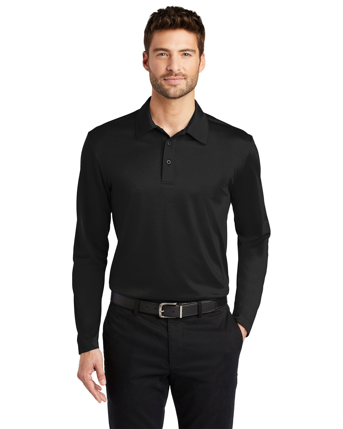Port Authority K540LS Silk Touch Performance Long Sleeve Polo