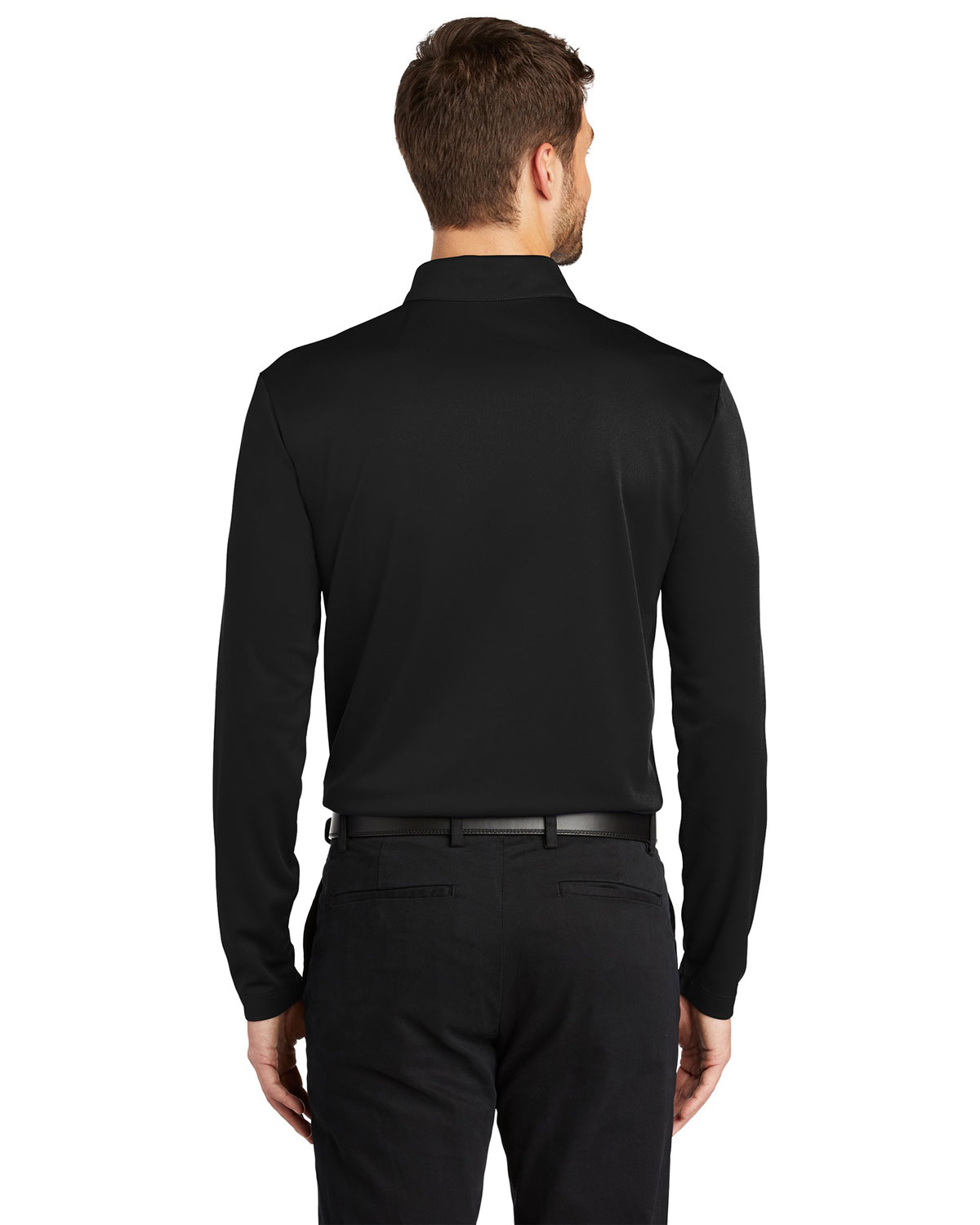 Port Authority K540LS Silk Touch Performance Long Sleeve Polo view 2