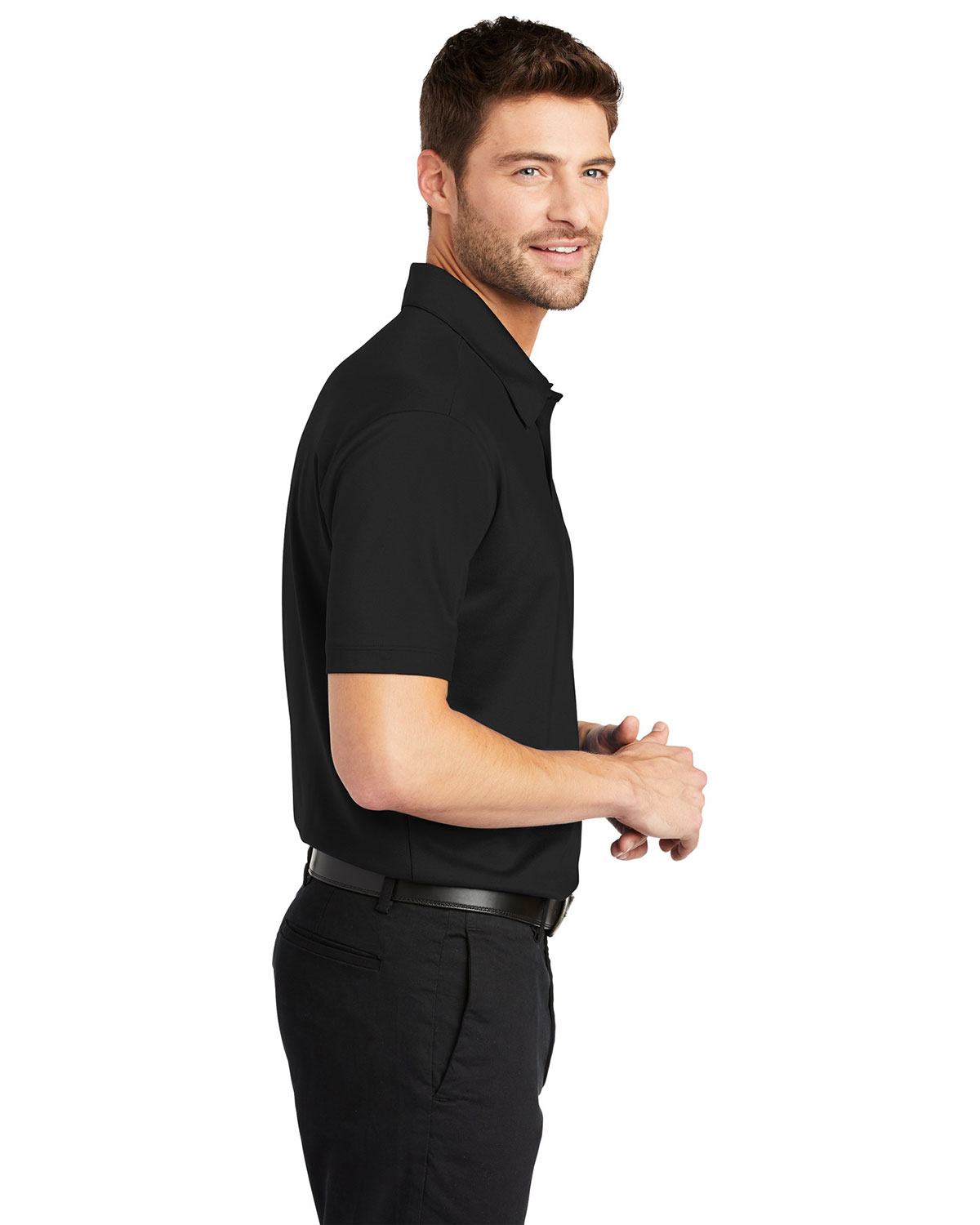 Port Authority K540P Silk Touch Performance Pocket Polo view 3