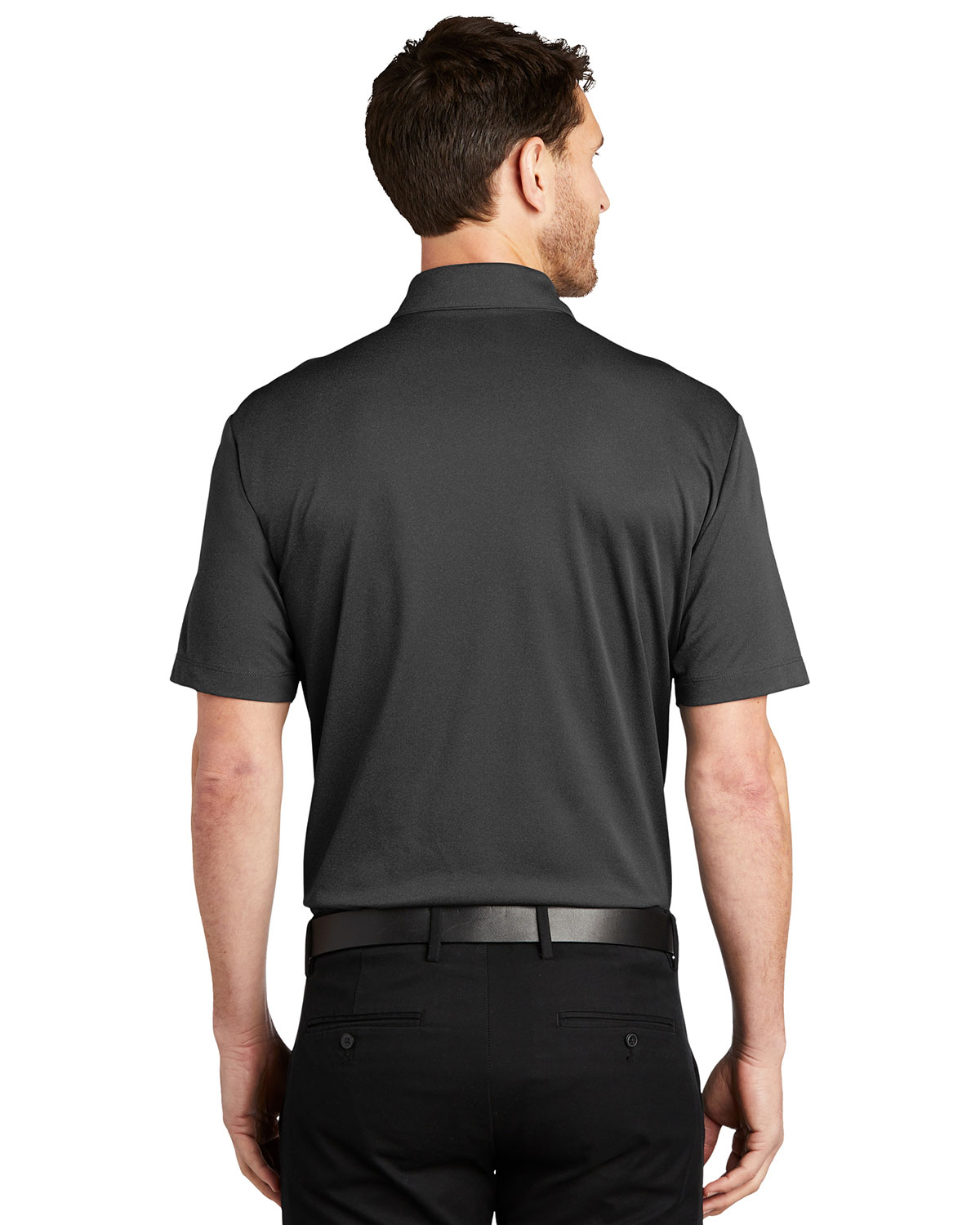 Port Authority K542 Heathered Silk Touch Performance Polo view 2