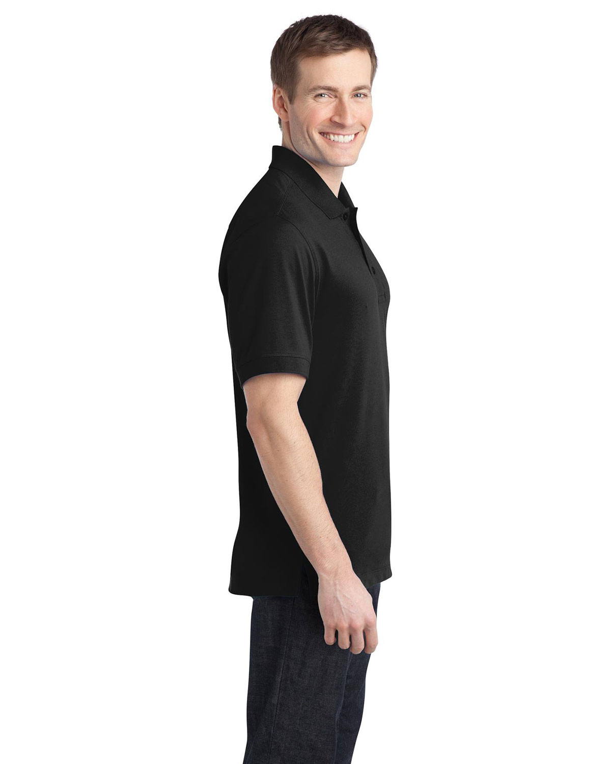 Port Authority K555 Stretch Pique Polo view 3