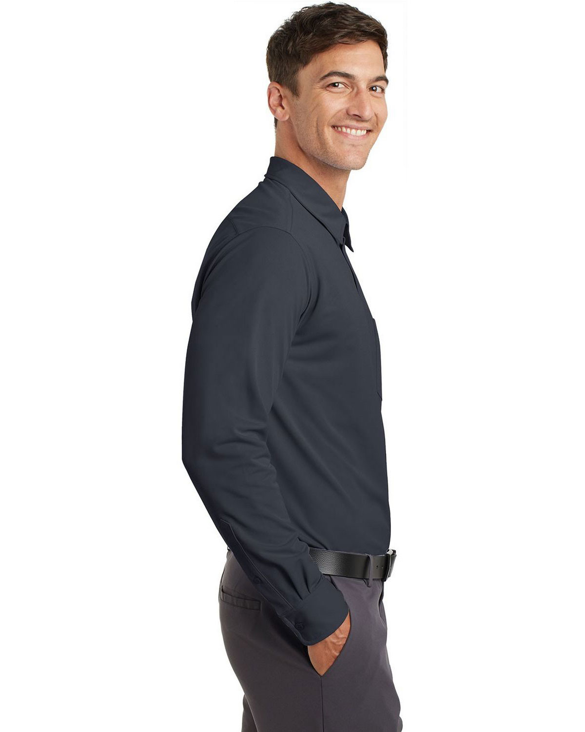 Port Authority K570 Dimension Knit Dress Shirt view 3