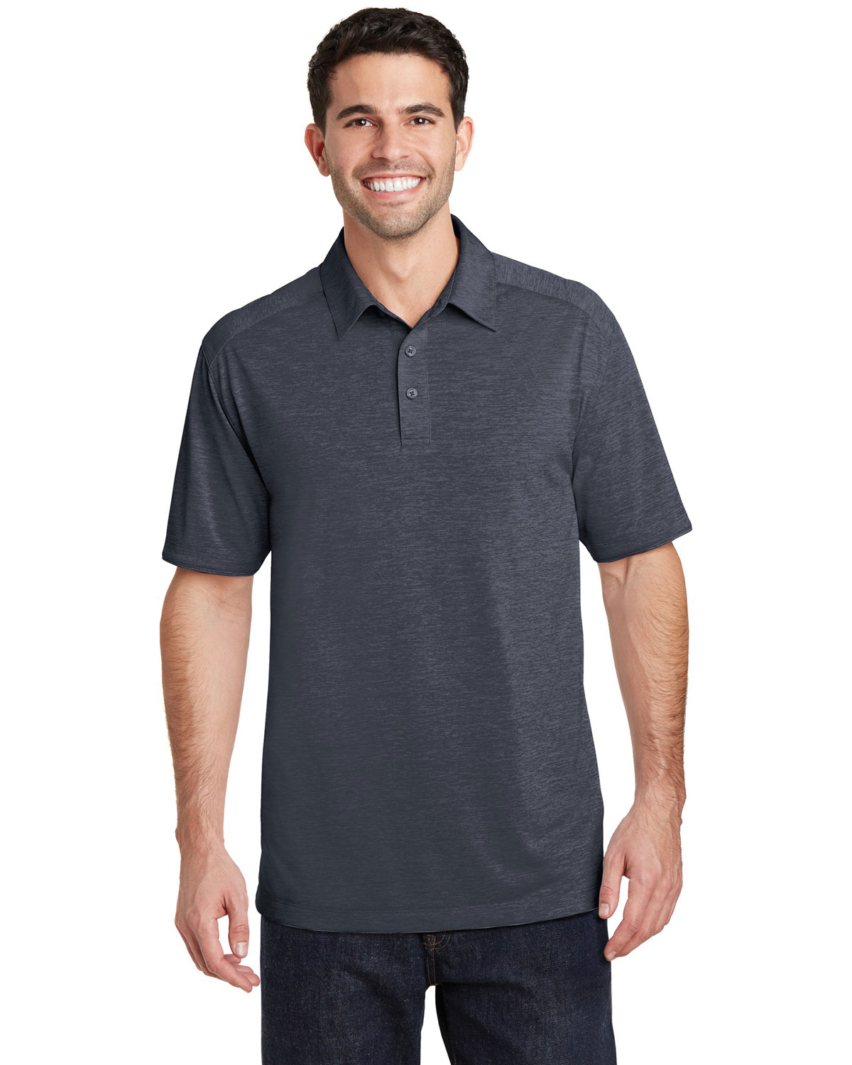 Port Authority K574 Digi Heather Performance Polo
