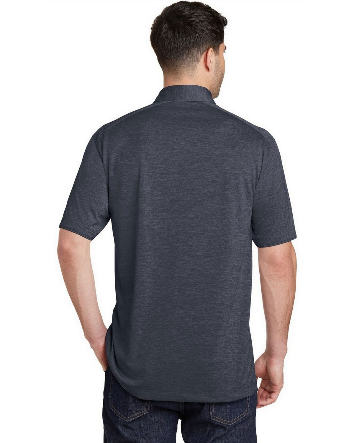 Port Authority K574 Digi Heather Performance Polo view 2