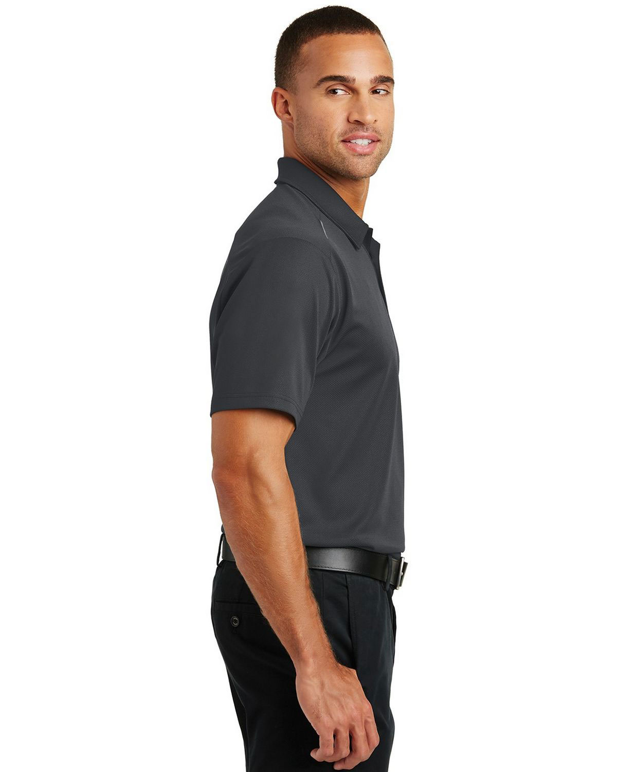 Port Authority K580 Pinpoint Mesh Polo view 3