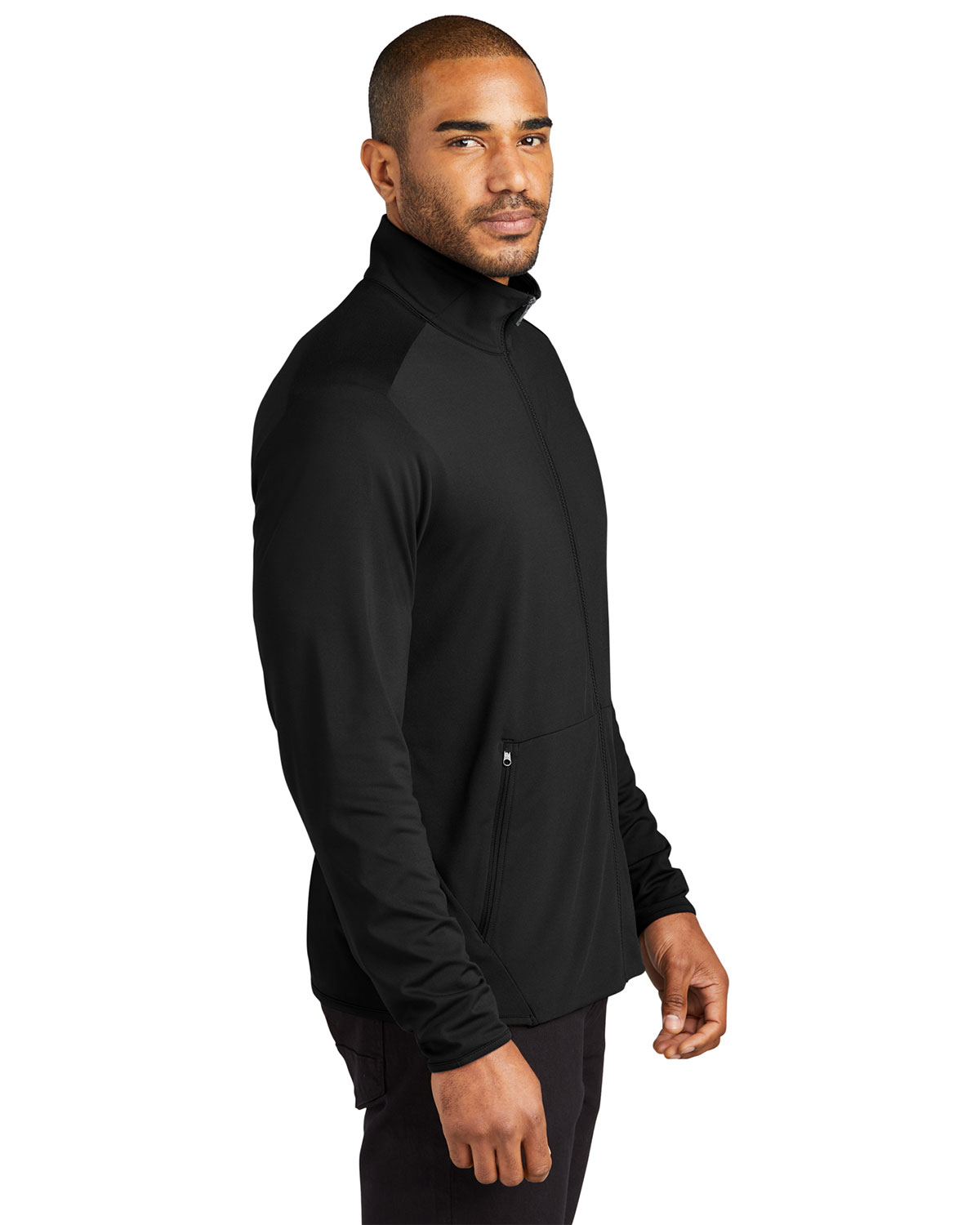Port Authority K595 Accord Stretch Fleece Full-Zip view 3