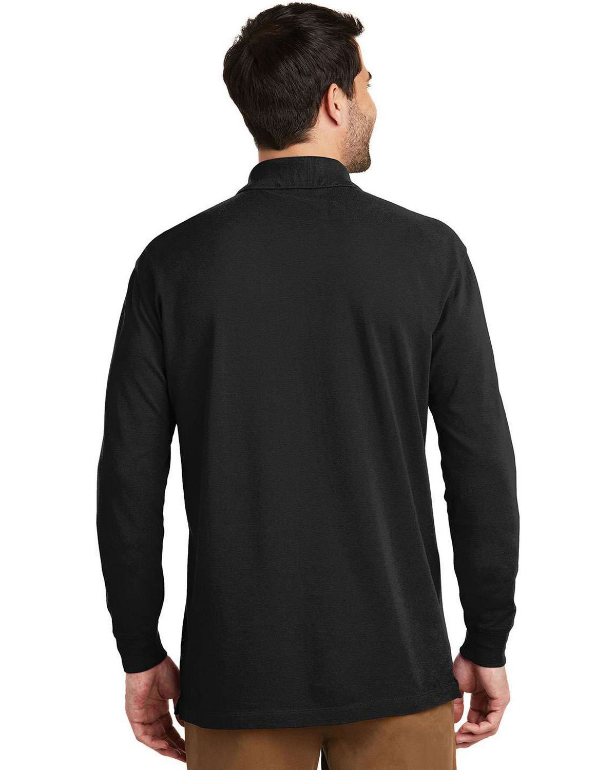 Port Authority K8000LS EZCotton Long Sleeve Polo view 2