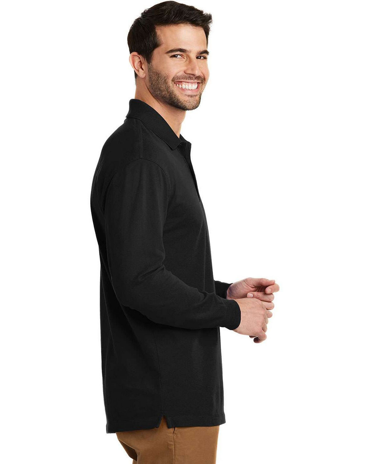 Port Authority K8000LS EZCotton Long Sleeve Polo view 3