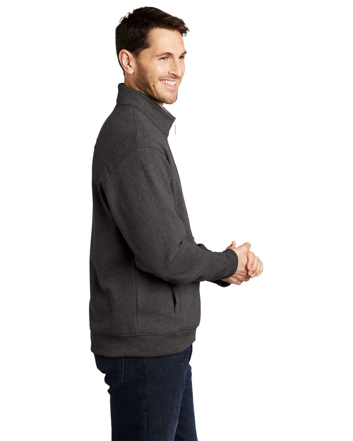 Port Authority K809 Interlock Full-Zip view 3